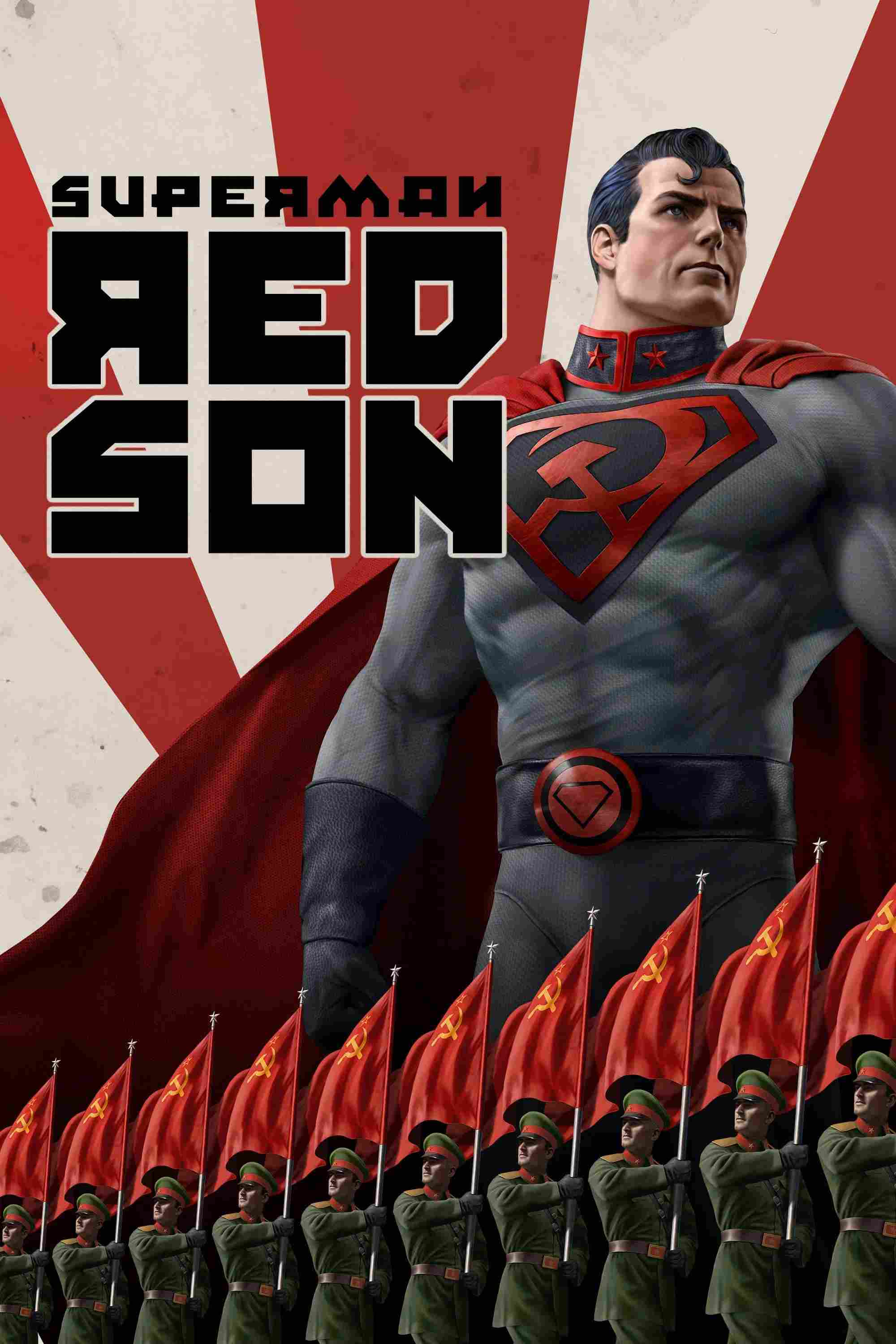 Poster chính thức của phim Phim Viễn Tưởng, Phim Hoạt Hình "Superman: Người Con Cộng Sản" (Superman: Red Son - 2020), với sự tham gia của diễn viên Jason Isaacs và Amy Acker.
