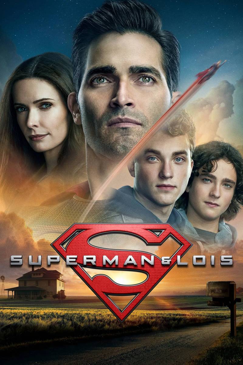 Poster chính thức của phim Phim Tâm Lý, Phim Viễn Tưởng & Giả Tưởng "Superman và Lois (Phần 2)" (Superman & Lois - 2021), với sự tham gia của diễn viên Tyler Hoechlin và Elizabeth Tulloch.