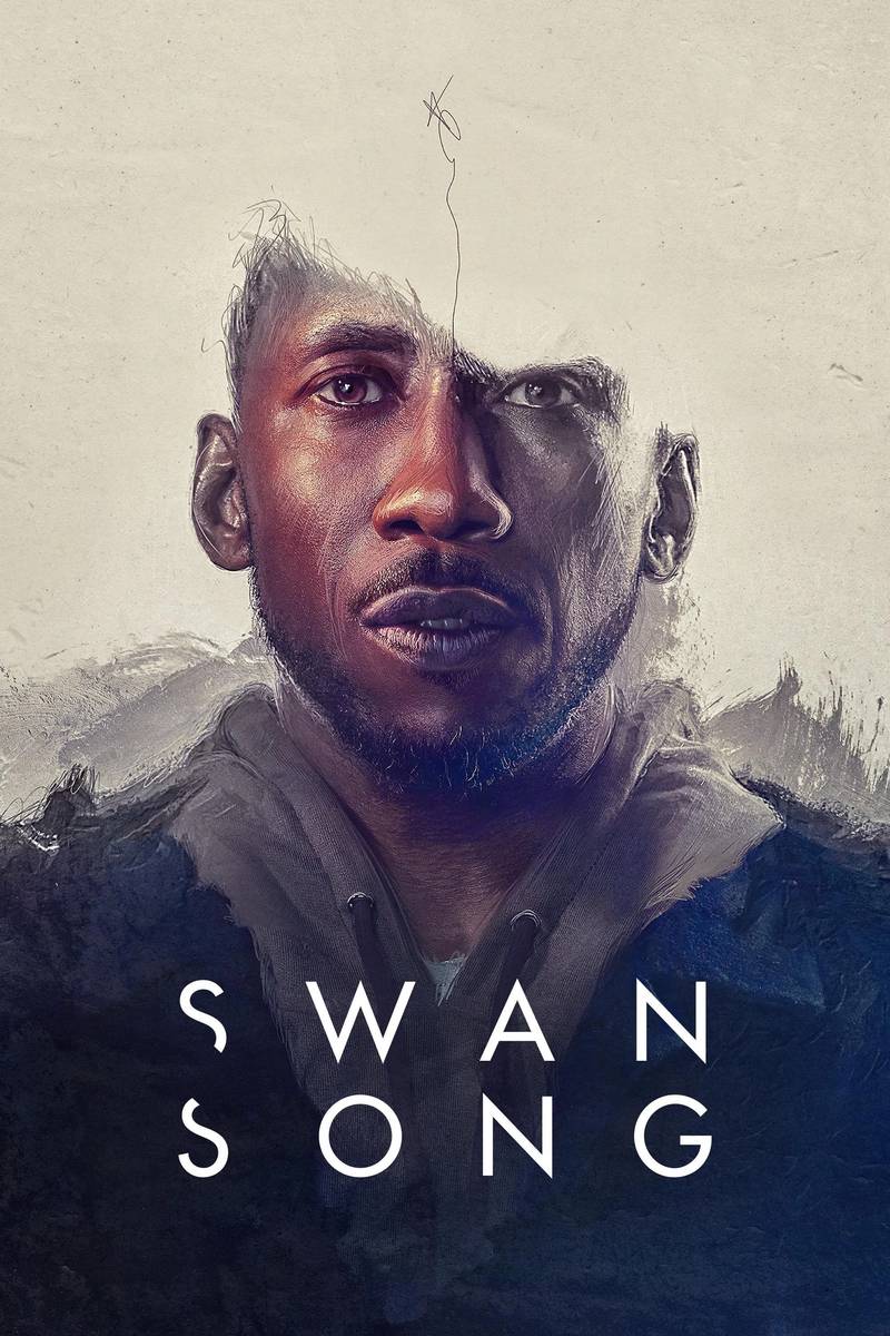 Poster chính thức của phim Phim Tâm Lý, Phim Viễn Tưởng "Những Ngày Tháng Cuối" (Swan Song - 2021), với sự tham gia của diễn viên Mahershala Ali và Naomie Harris.