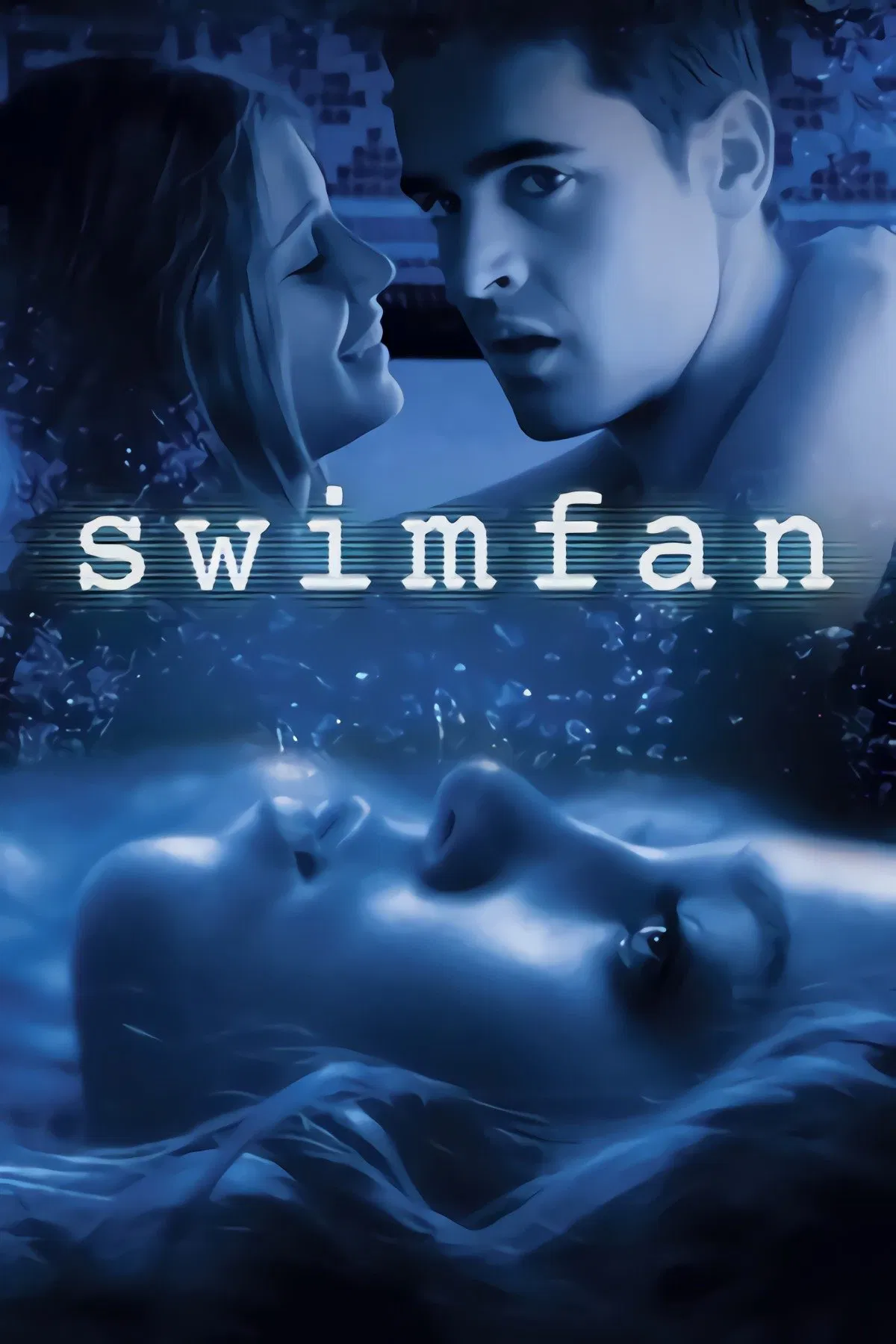 Poster chính thức của phim Phim Giật Gân, Phim Bí Ẩn "Swimfan" (Swimfan - 2002), với sự tham gia của diễn viên Jesse Bradford và Erika Christensen.