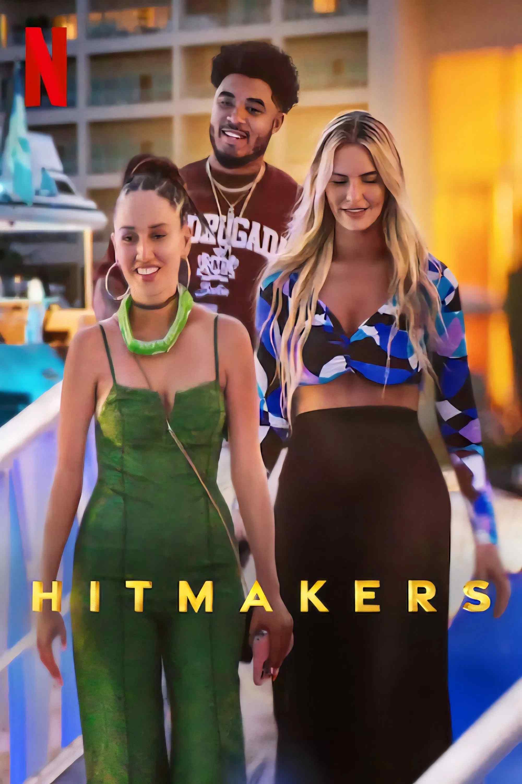 Poster chính thức của phim Truyền Hình Thực Tế "Tác Giả Của Những Bài Hit" (Hitmakers - 2025), với sự tham gia của diễn viên John Legend và LISA.
