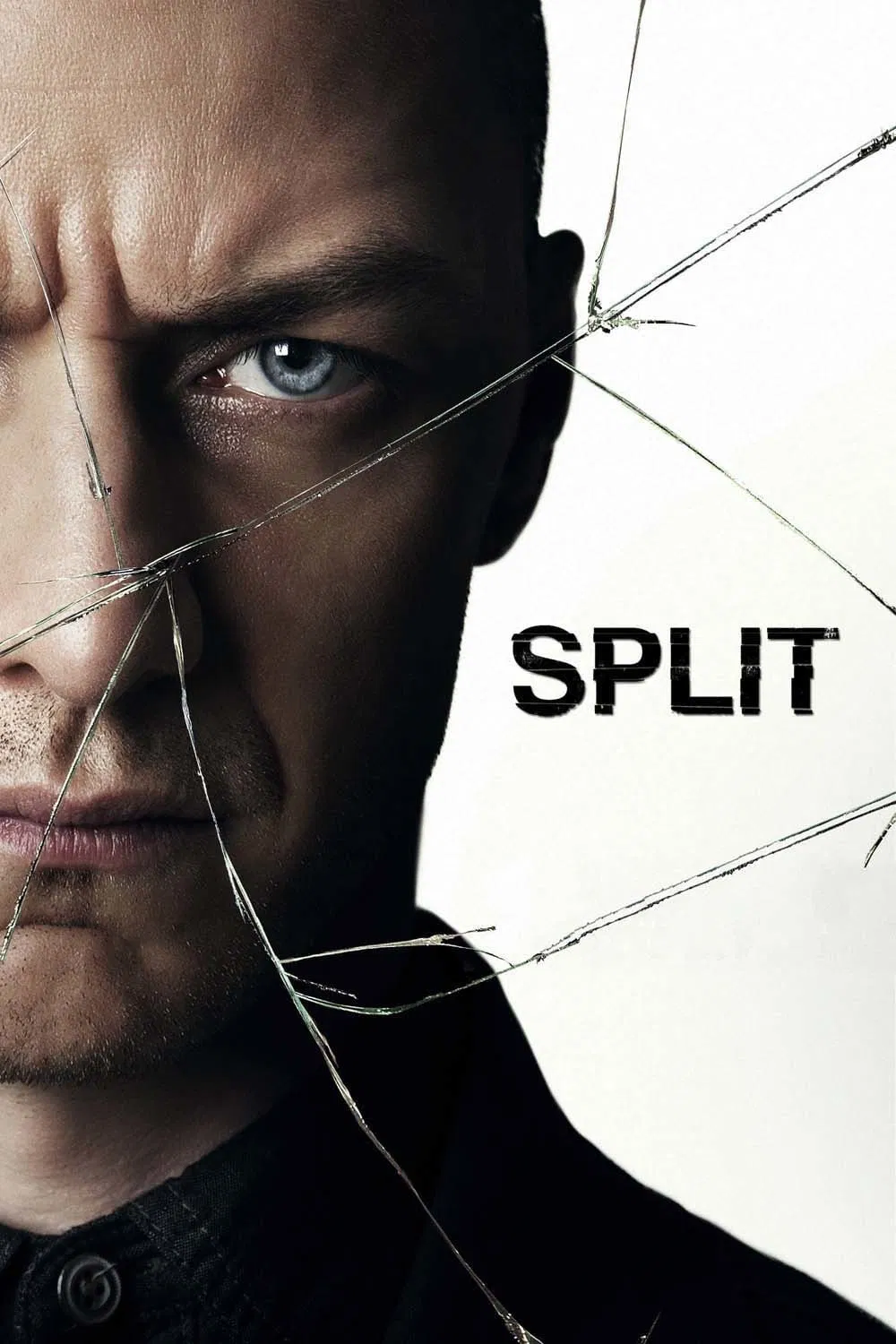 Poster chính thức của phim Phim Kinh Dị, Phim Giật Gân "Tách Biệt" (Split - 2017), với sự tham gia của diễn viên James McAvoy và Anya Taylor-Joy.