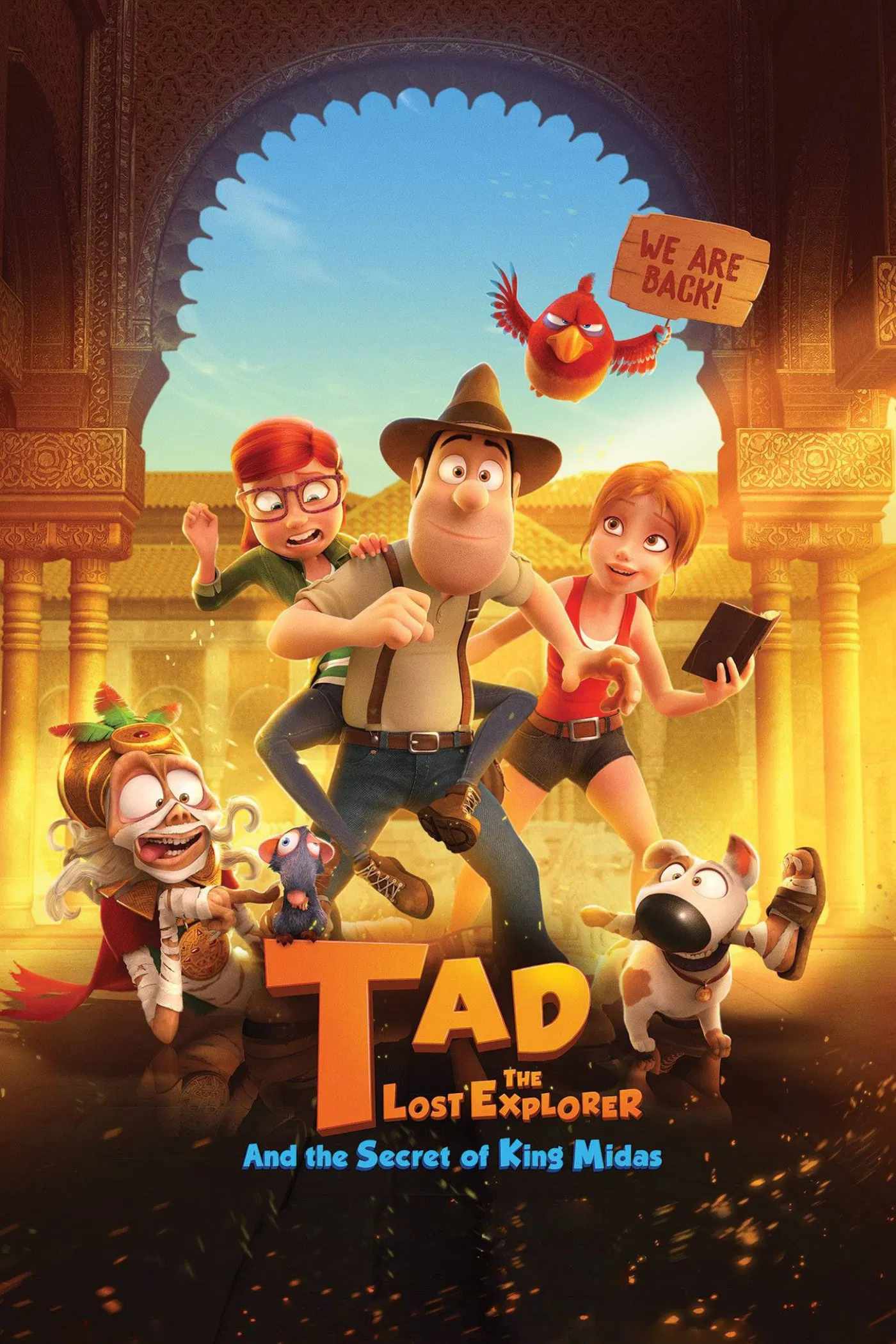 Poster chính thức của phim Phim Hoạt Hình, Phim Phiêu Lưu "Tad Jones Và Bí Mật Của Vua Midas" (Tad, the Lost Explorer, and the Secret of King Midas - 2017), với sự tham gia của diễn viên Óscar Barberán và Michelle Jenner.