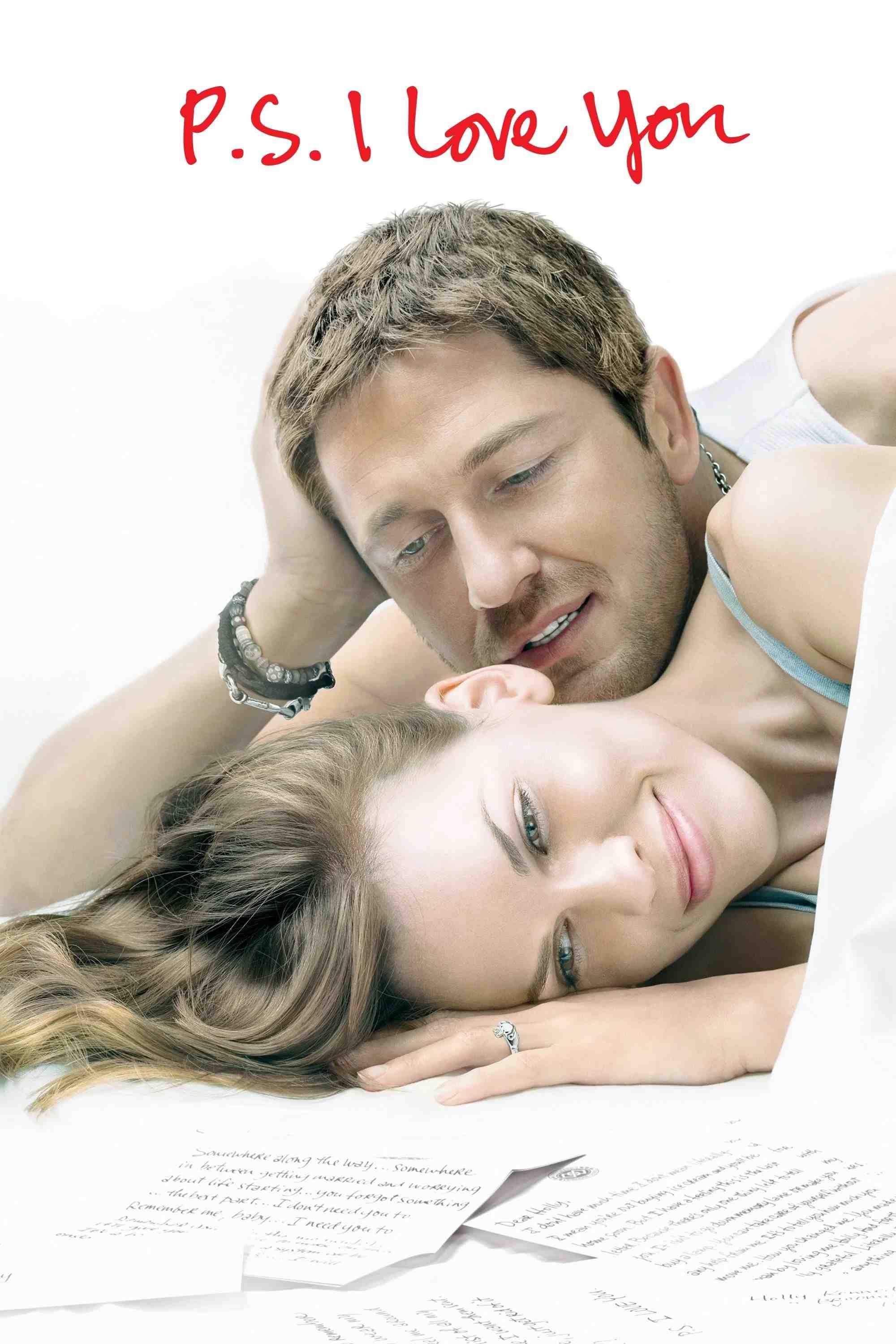 Poster chính thức của phim Phim Tâm Lý, Phim Tình Cảm "Tái Bút: Anh Yêu Em" (P.S. I Love You - 2007), với sự tham gia của diễn viên Hilary Swank và Gerard Butler.
