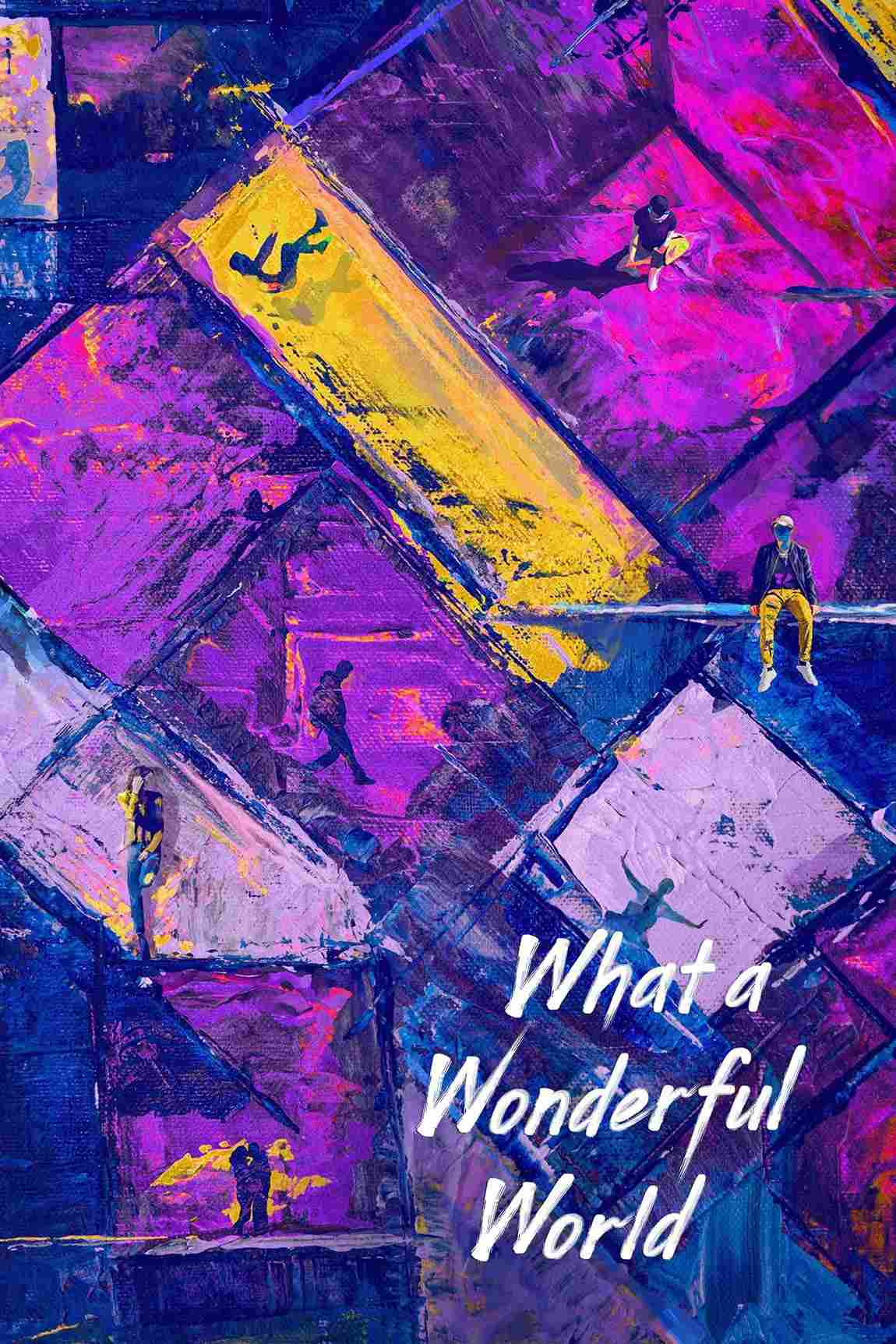 Poster chính thức của phim Phim Tâm Lý, Phim Viễn Tưởng & Giả Tưởng "Tại Nhân Gian" (What a Wonderful World - 2025), với sự tham gia của diễn viên Triệu Lệ Dĩnh và Yin Fang.