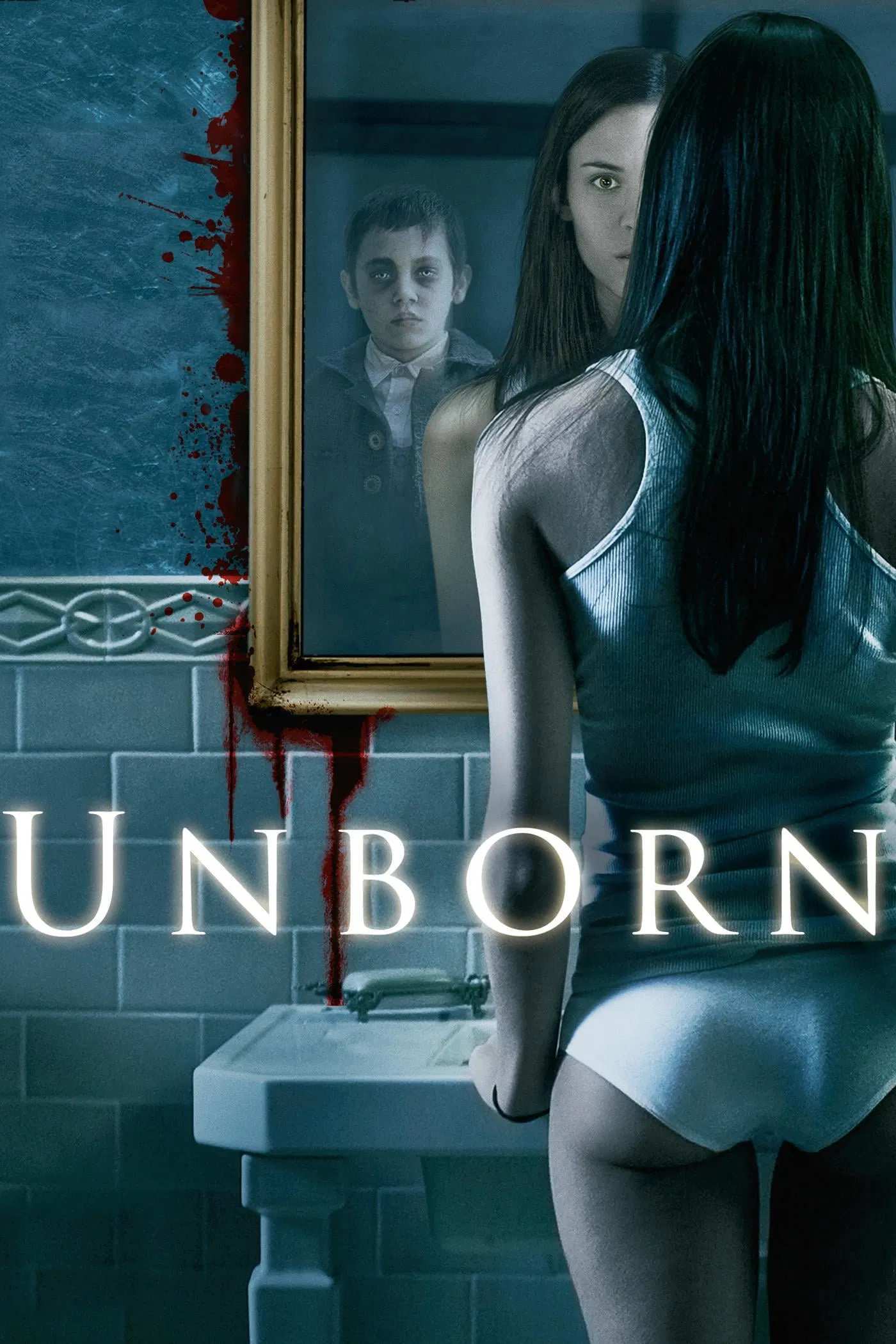 Poster chính thức của phim Phim Kinh Dị, Phim Giật Gân "Tái Sinh (Đứa Trẻ Chưa Sinh)" (The Unborn - 2009), với sự tham gia của diễn viên Odette Annable và Cam Gigandet.