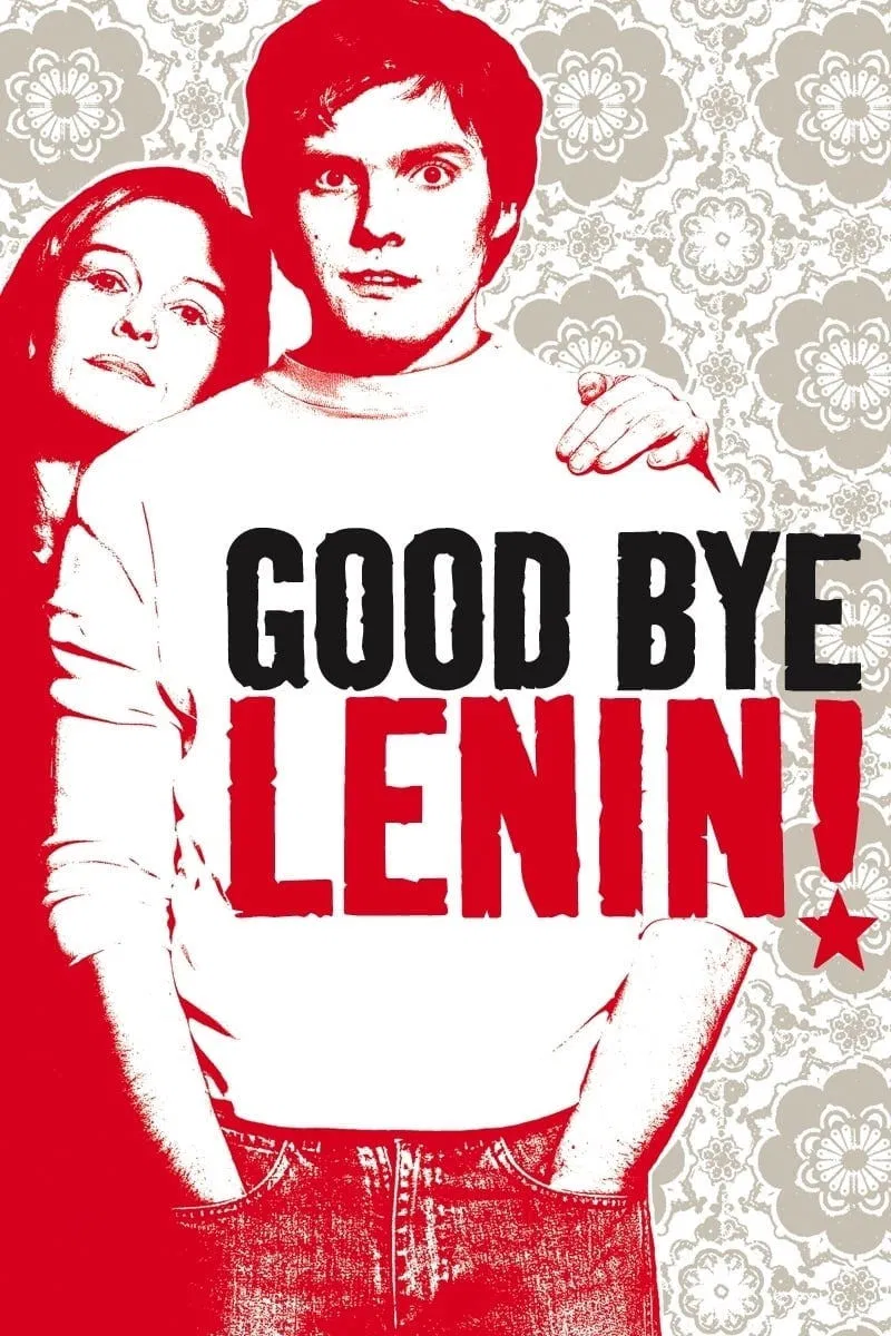 Poster chính thức của phim Phim Hài, Phim Tâm Lý "Tạm Biệt Lenin!" (Good Bye, Lenin! - 2003), với sự tham gia của diễn viên Daniel Brühl và Katrin Sass.