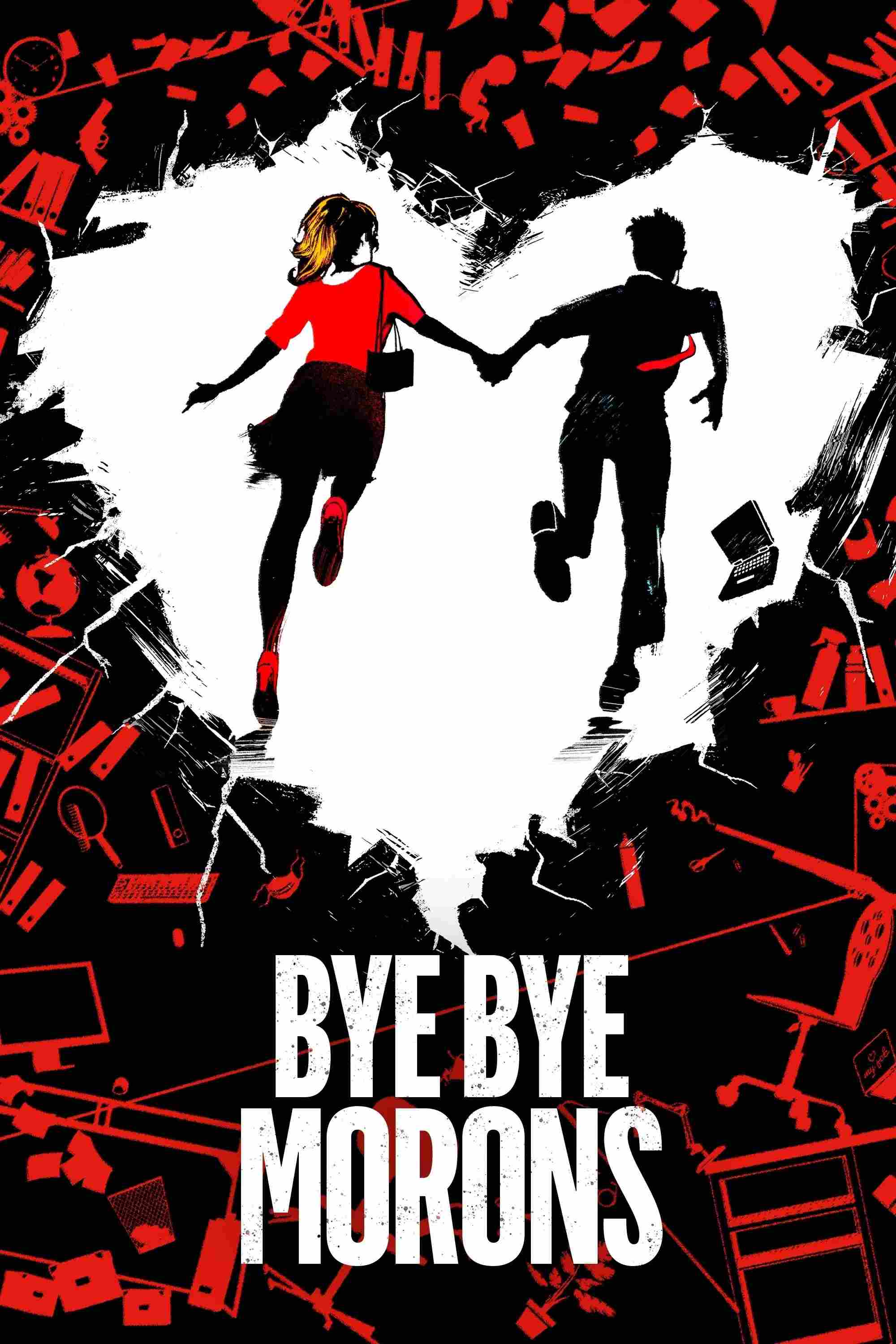 Poster chính thức của phim Phim Hài, Phim Tâm Lý "Tạm Biệt Lũ Ngốc" (Bye Bye Morons - 2020), với sự tham gia của diễn viên Virginie Efira và Albert Dupontel.