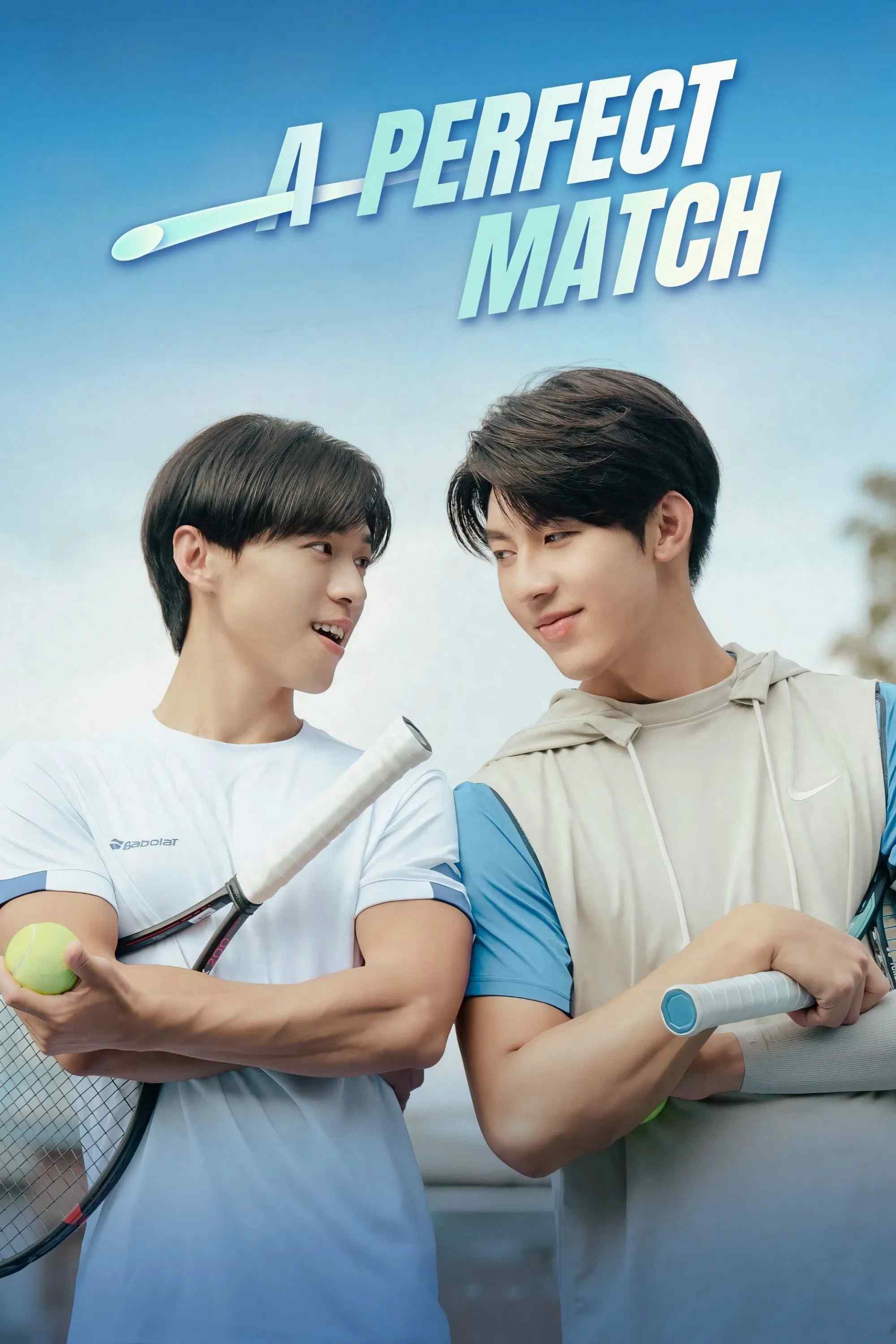 Poster chính thức của phim Phim Tâm Lý "Tâm Đầu Ý Hợp" (A Perfect Match - 2025), với sự tham gia của diễn viên Chuck You và Ricky Liu.