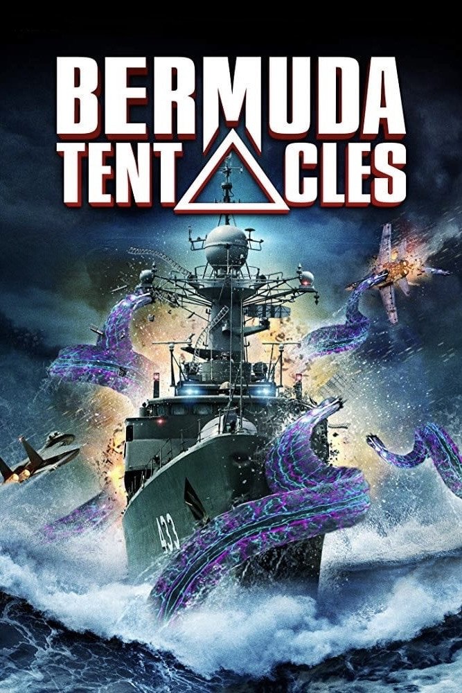 Poster chính thức của phim Phim Viễn Tưởng "Tam Giác Quỷ Bermuda" (Bermuda Tentacles - 2014), với sự tham gia của diễn viên John Savage và Linda Hamilton.