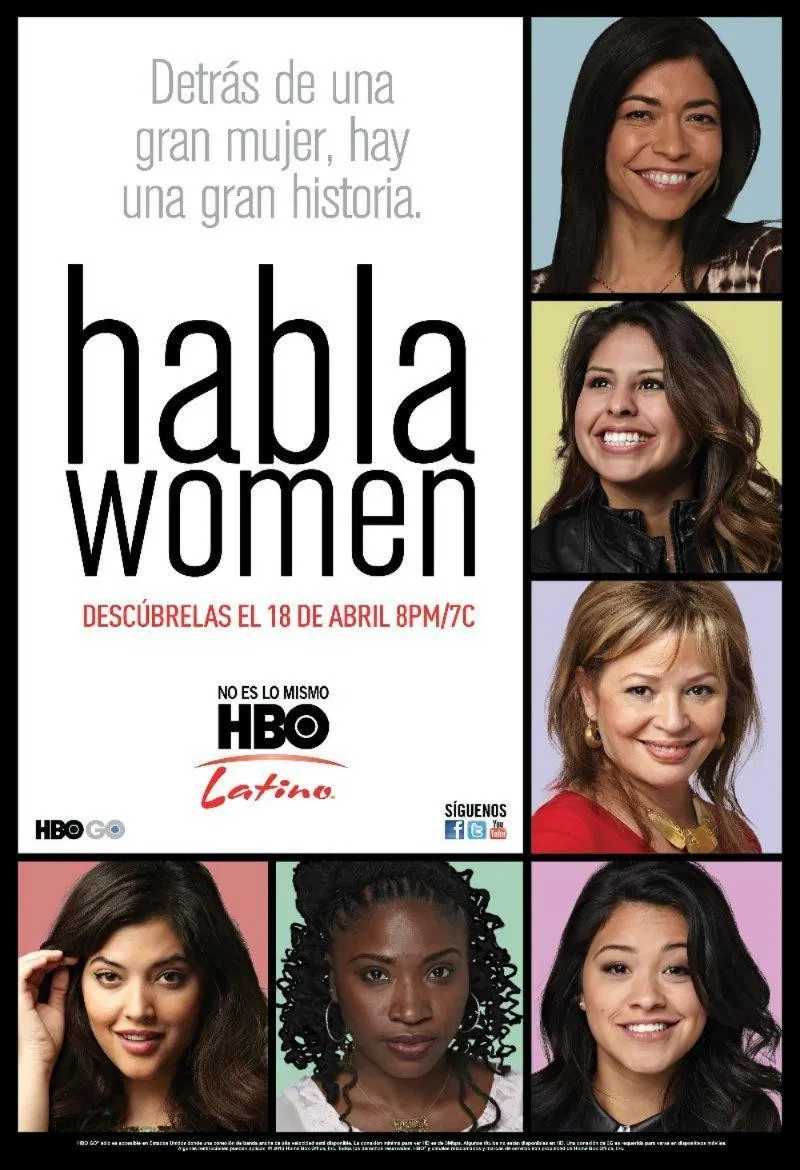 Poster chính thức của phim Phim Tài Liệu "Tâm Sự Của Phái Đẹp" (Habla Women - 2013), với sự tham gia của diễn viên Denise Bidot và Caridad 'La Bruja' De La Luz.