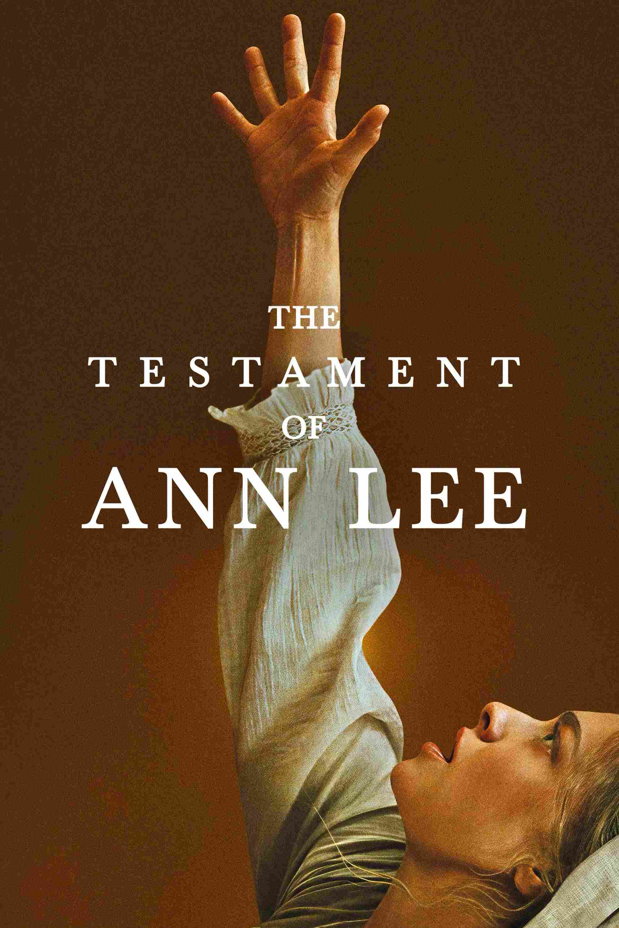 Poster chính thức của phim Phim Lịch Sử, Phim Tâm Lý "Tâm Thư Của Ann Lee" (The Testament of Ann Lee - 2025), với sự tham gia của diễn viên Amanda Seyfried và Lewis Pullman.