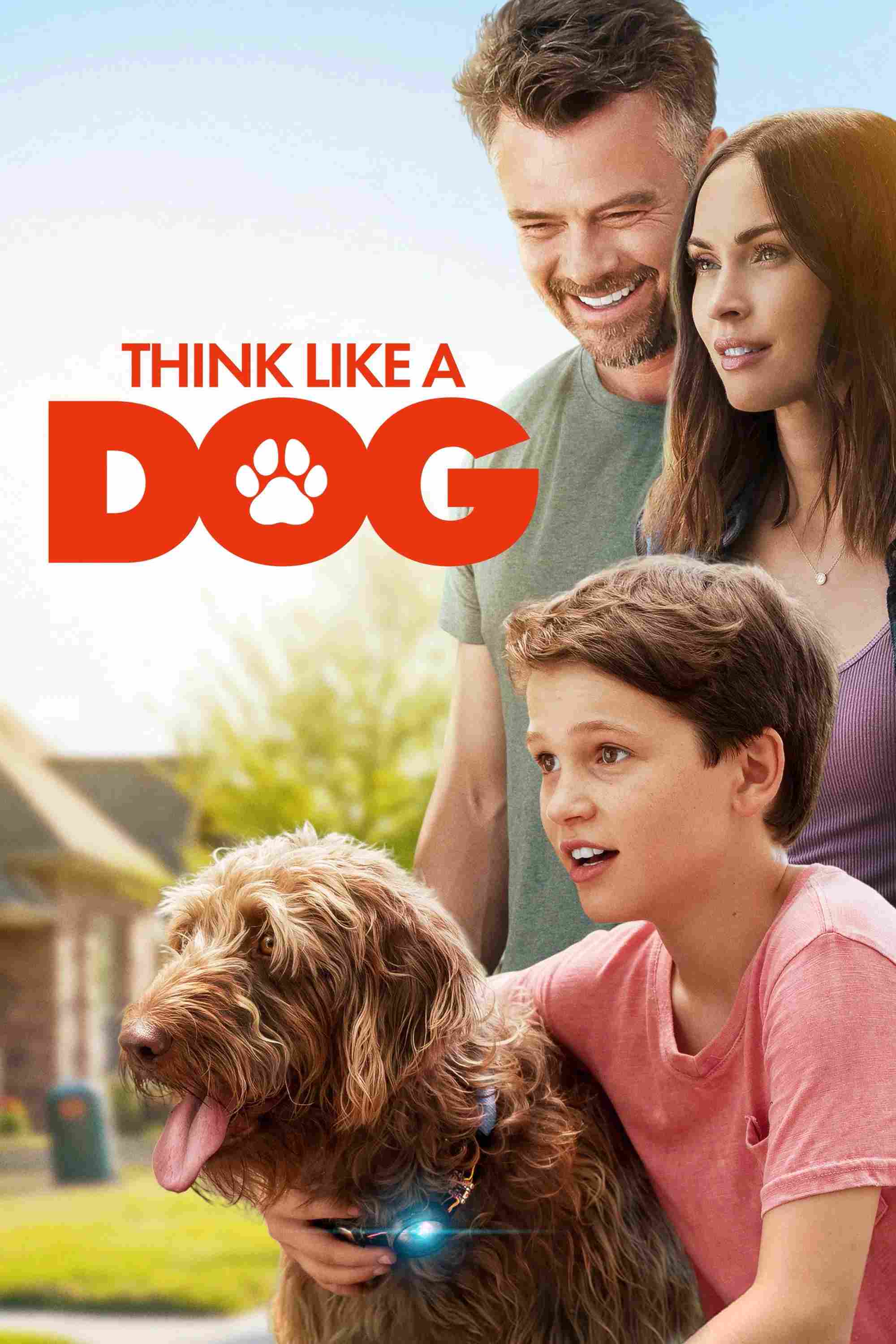 Poster chính thức của phim Phim Gia Đình, Phim Hài "Tâm tư của chú khuyển" (Think Like a Dog - 2020), với sự tham gia của diễn viên Gabriel Bateman và Todd Stashwick.