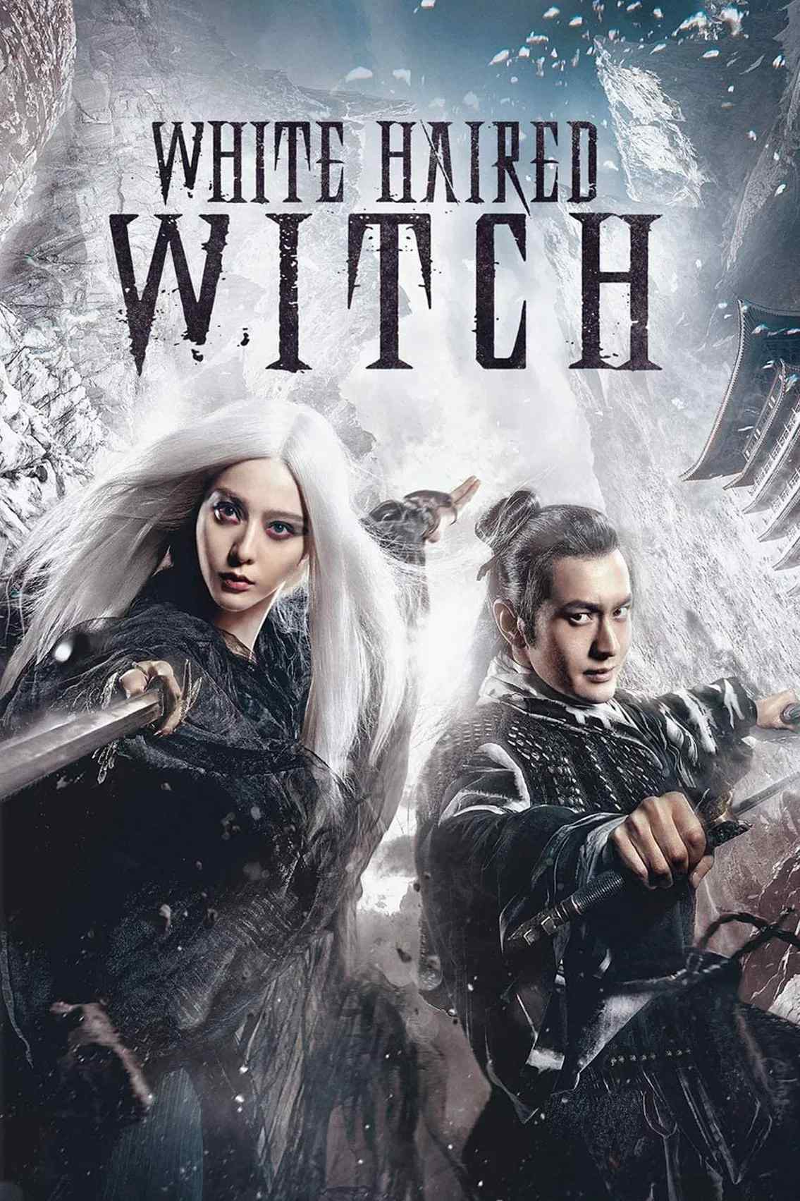 Poster chính thức của phim Phim Giả Tượng "Tân Bạch Phát Ma Nữ" (The White Haired Witch of Lunar Kingdom - 2014), với sự tham gia của diễn viên Phạm Băng Băng và Huỳnh Hiểu Minh.