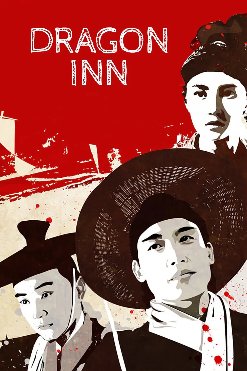 Poster chính thức của phim Phim Hành Động, Phim Giật Gân "Tân Long Môn Khách Sạn" (Dragon Inn - 1992), với sự tham gia của diễn viên Trương Mạn Ngọc và Lâm Thanh Hà.
