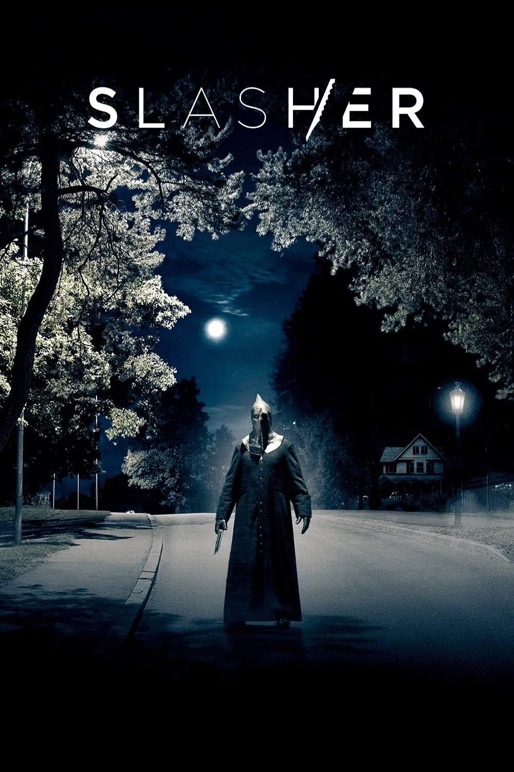 Poster chính thức của phim Phim Bí Ẩn, Phim Hình Sự "Tàn sát: Điểm chí" (Slasher - 2016), với sự tham gia của diễn viên Baraka Rahmani và Lisa Berry.