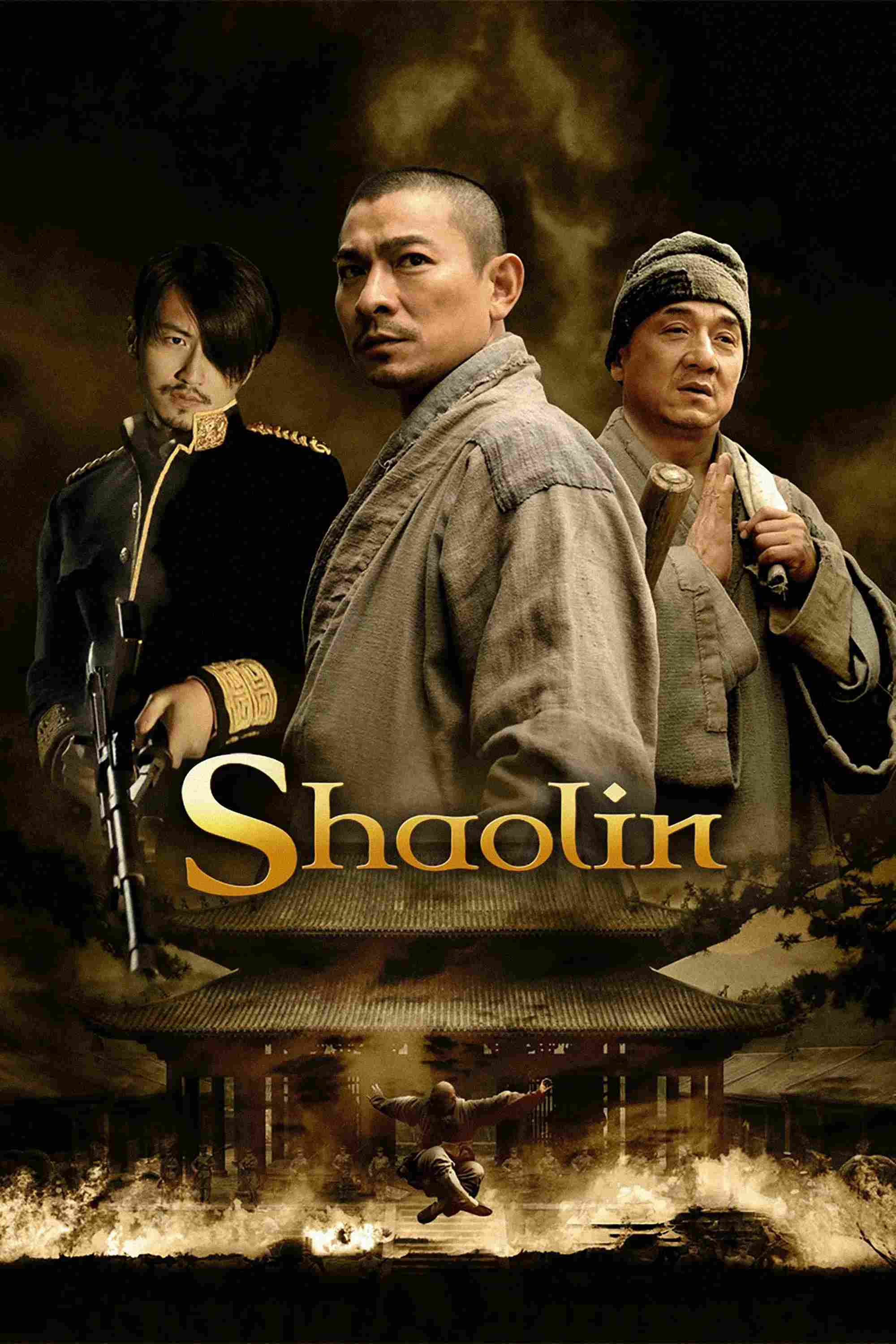 Poster chính thức của phim Phim Hành Động, Phim Tâm Lý "Tân Thiếu Lâm Tự" (Shaolin - 2011), với sự tham gia của diễn viên Lưu Đức Hoa và Tạ Đình Phong.