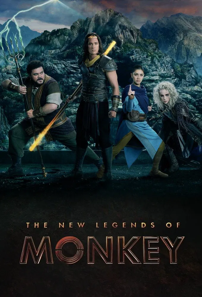 Poster chính thức của phim Phim Viễn Tưởng & Giả Tưởng, Phim Hành Động & Phiêu Lưu "Tân Truyền Thuyết Hầu Vương (Phần 2)" (The New Legends of Monkey - 2018), với sự tham gia của diễn viên Chai Hansen và Luciane Buchanan.
