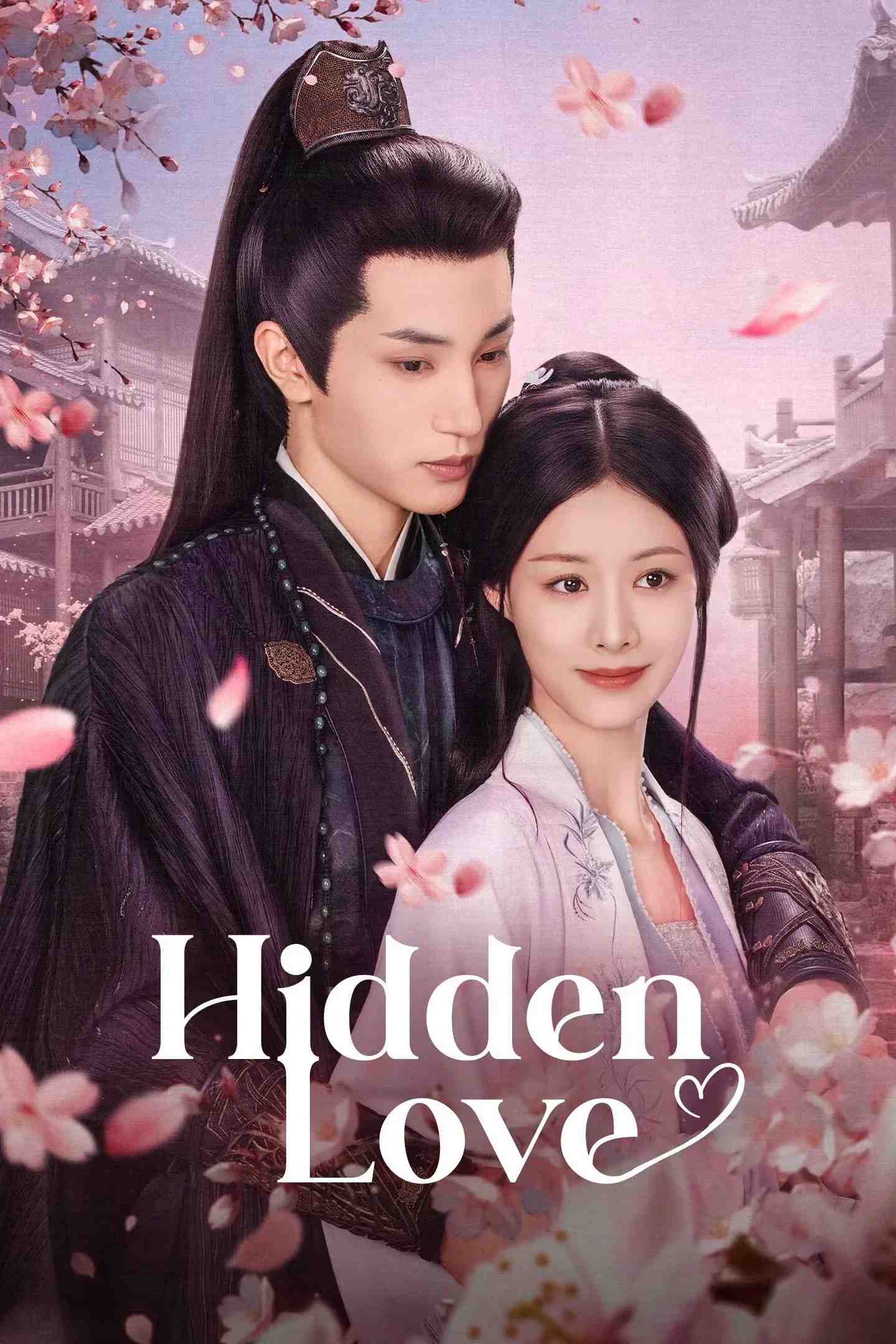Poster chính thức của phim Phim Tâm Lý "Tàng Châu" (Hidden Love - 2025), với sự tham gia của diễn viên Zhao Xixi và Zhang Chi.