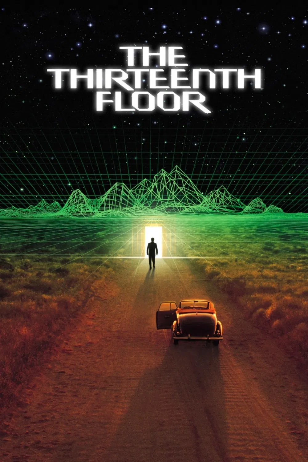 Poster chính thức của phim Phim Giật Gân, Phim Viễn Tưởng "Tầng Thứ 13" (The Thirteenth Floor - 1999), với sự tham gia của diễn viên Craig Bierko và Armin Mueller-Stahl.