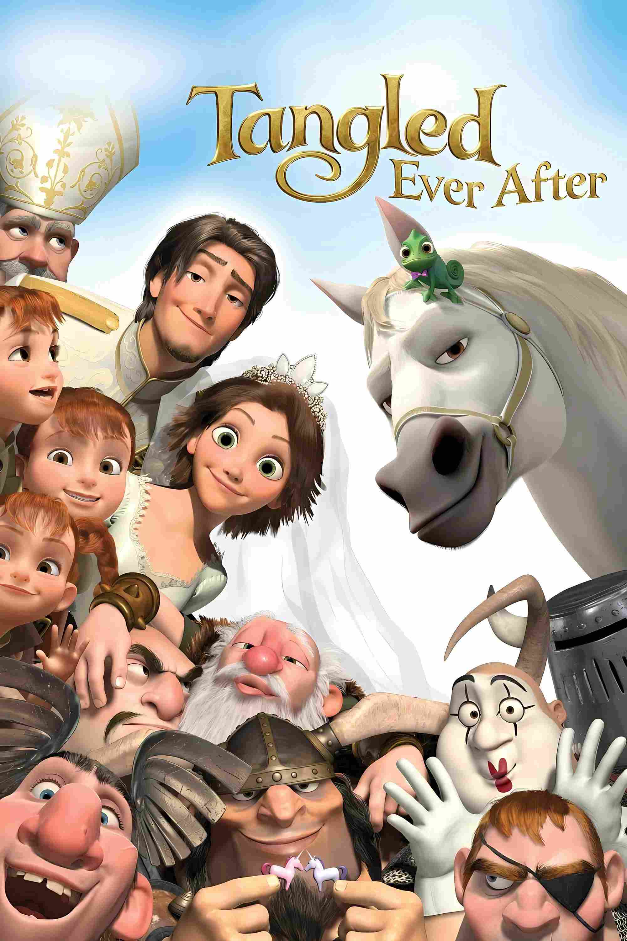 Poster chính thức của phim Phim Hoạt Hình, Phim Hài "Tangled Ever After" (Tangled Ever After - 2012), với sự tham gia của diễn viên Mandy Moore và Zachary Levi.