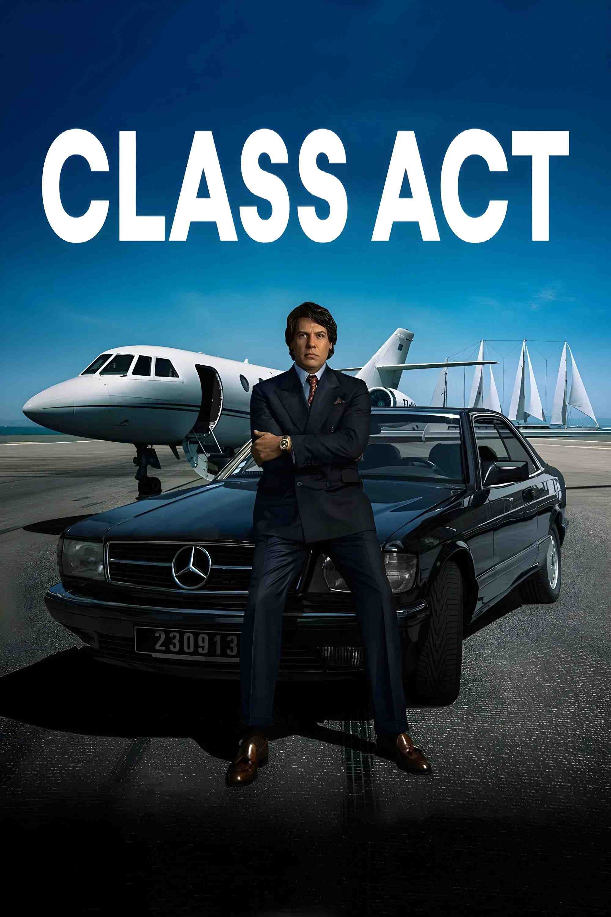 Poster chính thức của phim Phim Tâm Lý "TAPIE" (Class Act - 2023), với sự tham gia của diễn viên Laurent Lafitte và Joséphine Japy.