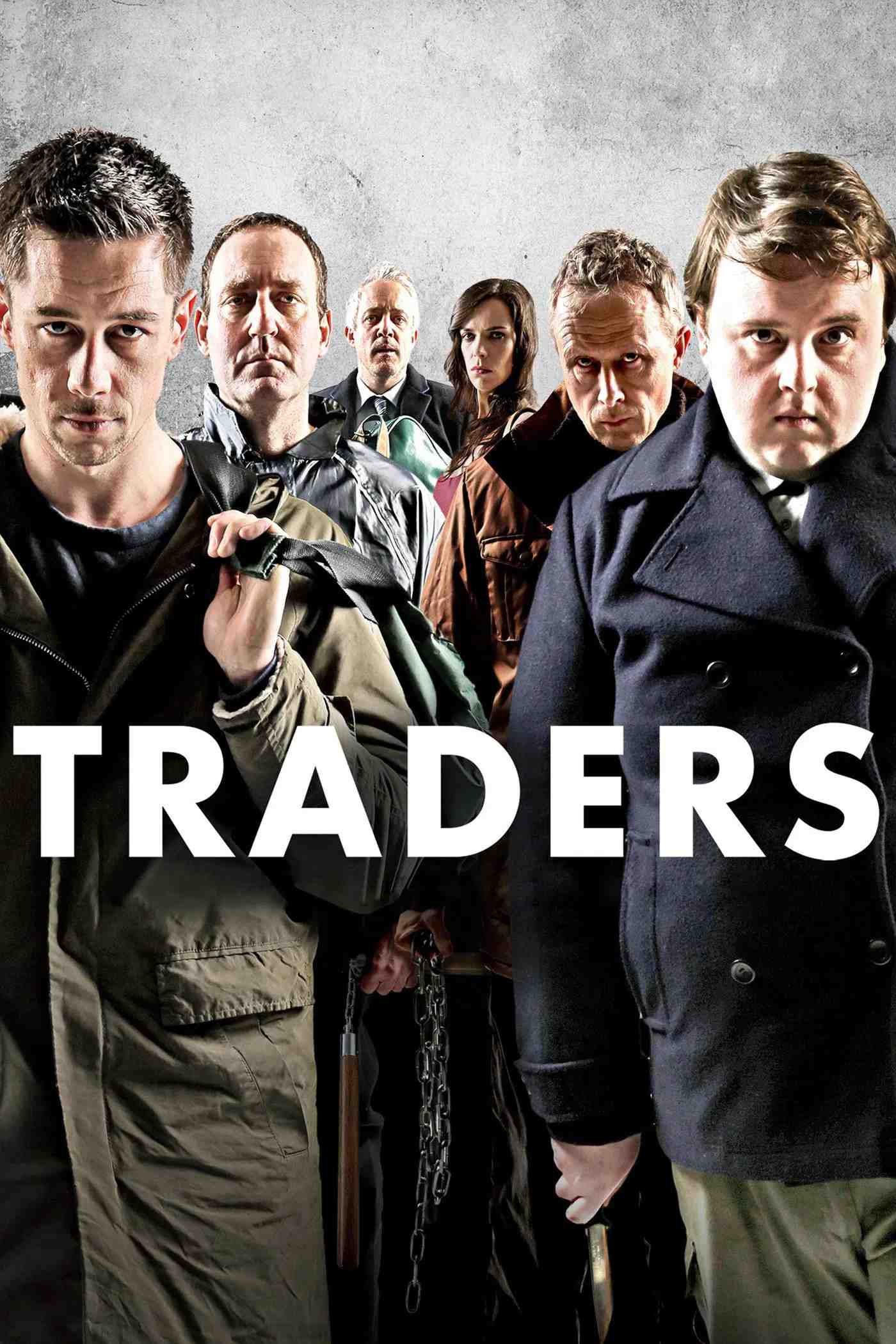 Poster chính thức của phim Phim Giật Gân "Tẩu Thoát" (Traders - 2016), với sự tham gia của diễn viên Killian Scott và John Bradley.