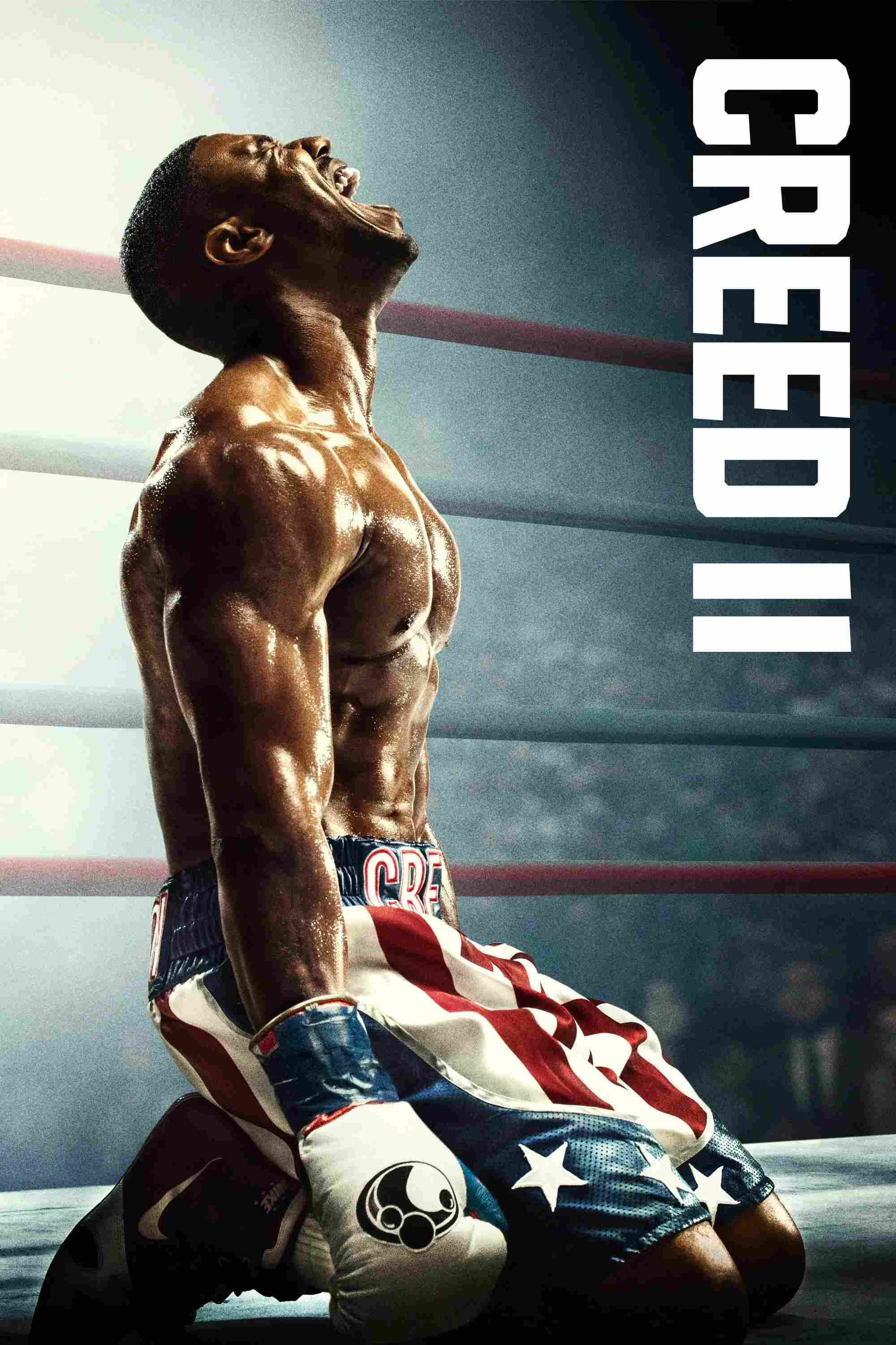 Poster chính thức của phim Phim Tâm Lý, Phim Hành Động "Tay Đấm Huyền Thoại 2" (Creed II - 2018), với sự tham gia của diễn viên Michael B. Jordan và Sylvester Stallone.