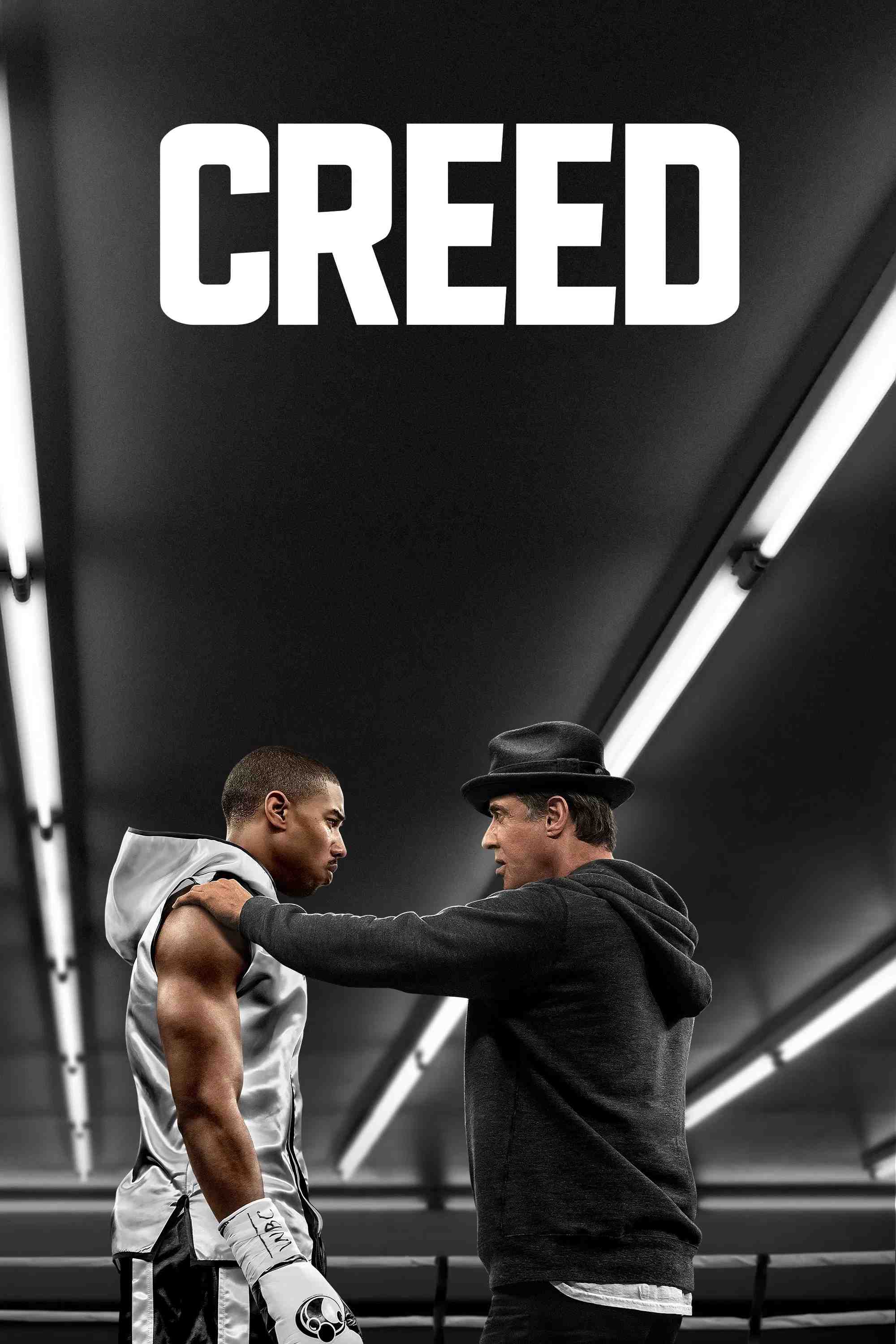 Poster chính thức của phim Phim Tâm Lý, Phim Hành Động "Tay Đấm Huyền Thoại" (Creed - 2015), với sự tham gia của diễn viên Michael B. Jordan và Sylvester Stallone.