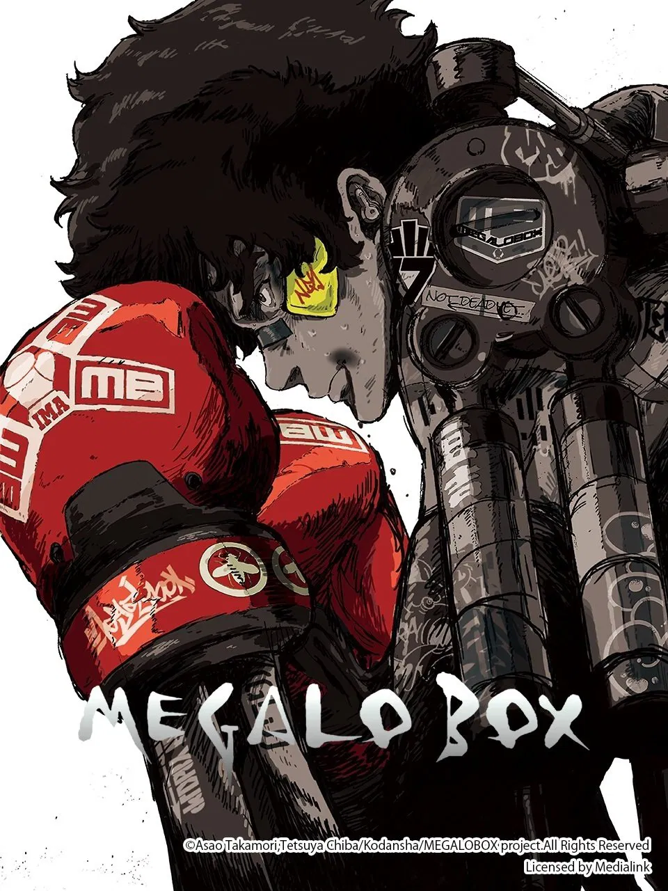 Poster chính thức của phim Phim Hoạt Hình, Phim Hành Động & Phiêu Lưu "Tay đấm tối thượng Megalo Box Phần 2" (MEGALOBOX - 2018), với sự tham gia của diễn viên Yoshimasa Hosoya và Hiroki Yasumoto.