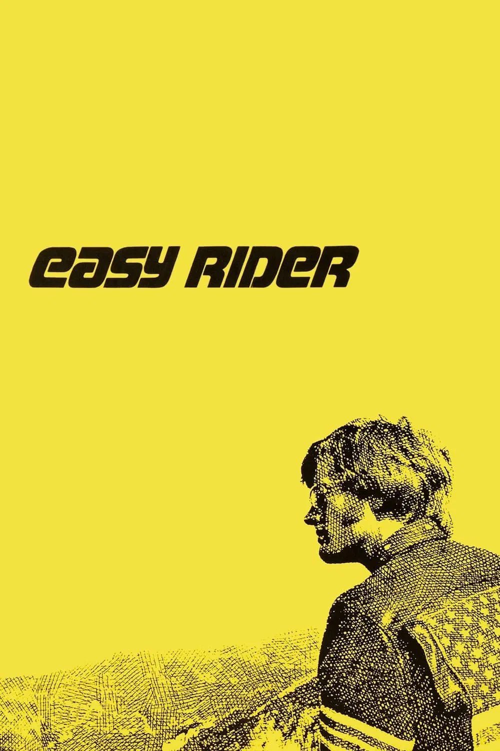Poster chính thức của phim Phim Phiêu Lưu, Phim Tâm Lý "Tay Lái Nổi Loạn" (Easy Rider - 1969), với sự tham gia của diễn viên Peter Fonda và Dennis Hopper.