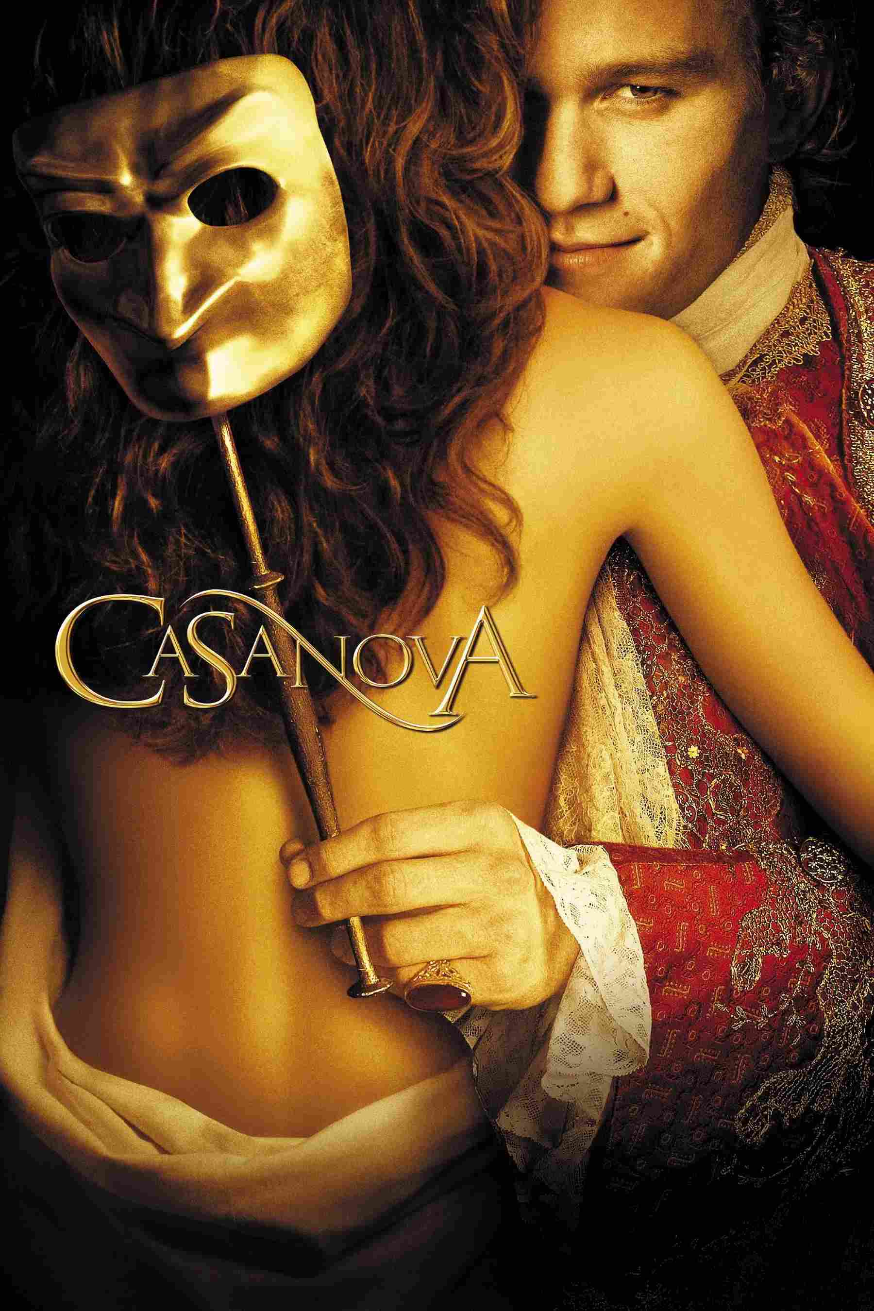 Poster chính thức của phim Phim Phiêu Lưu, Phim Hài "Tay Sát Gái" (Casanova - 2005), với sự tham gia của diễn viên Heath Ledger và Sienna Miller.