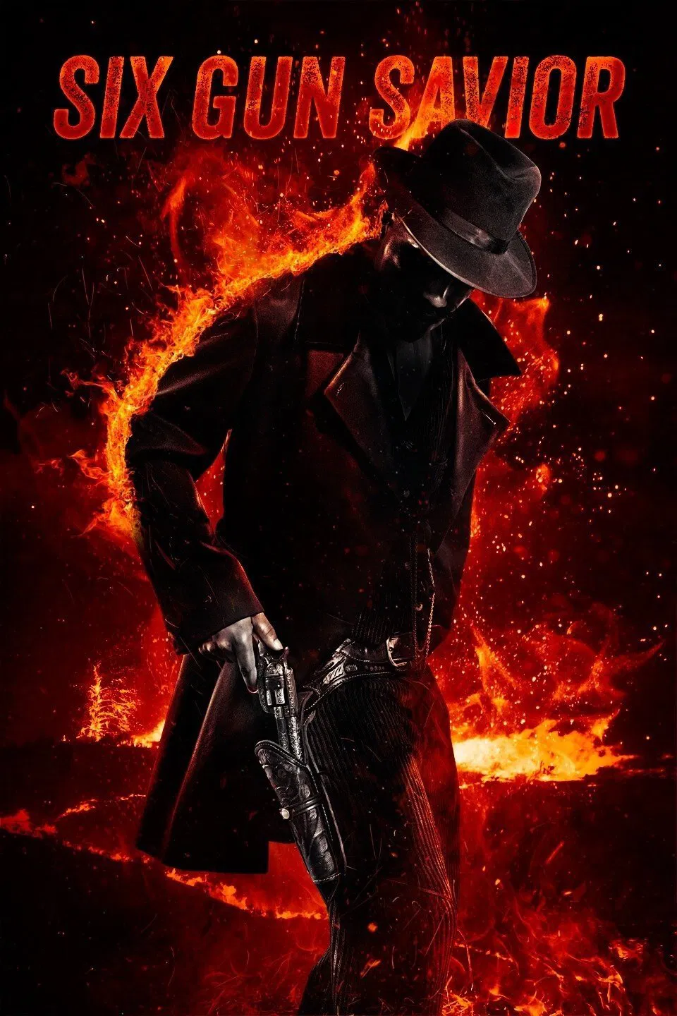Poster chính thức của phim Phim Hành Động, Phim Phiêu Lưu "Tay Súng Huyền Thoại" (Six Gun Savior - 2016), với sự tham gia của diễn viên Eric Roberts và Matthew Ziff.