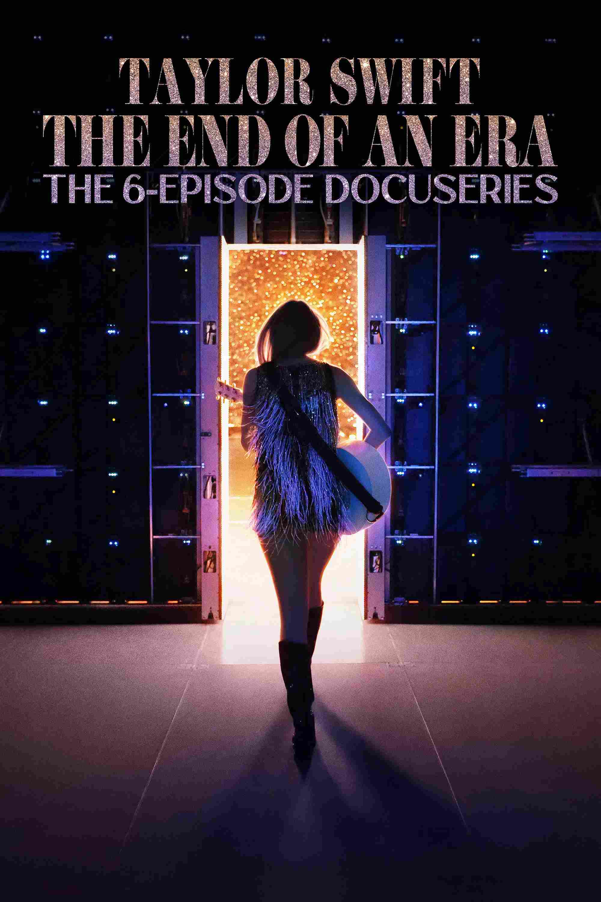 Poster chính thức của phim Phim Tài Liệu "Taylor Swift: Chương Kết của một Kỷ Nguyên" (Taylor Swift | The Eras Tour | The End of an Era - 2025), với sự tham gia của diễn viên Taylor Swift và Travis Kelce.
