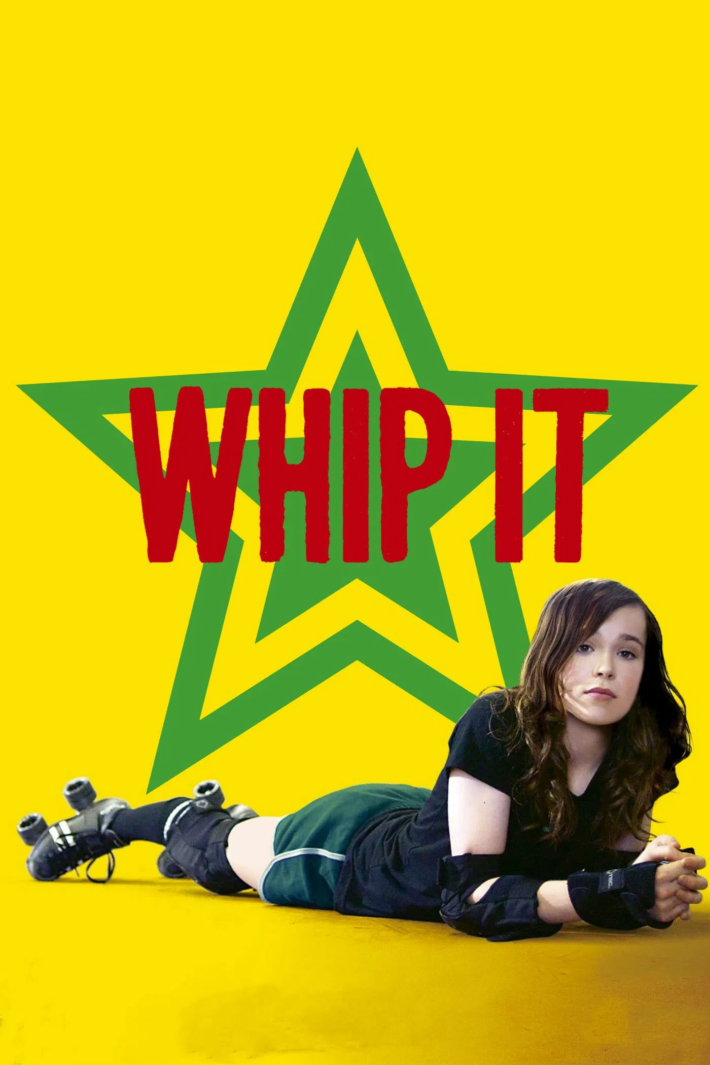 Poster chính thức của phim Phim Tâm Lý "Teen Girl Nổi Loạn" (Whip It - 2009), với sự tham gia của diễn viên Elliot Page và Alia Shawkat.