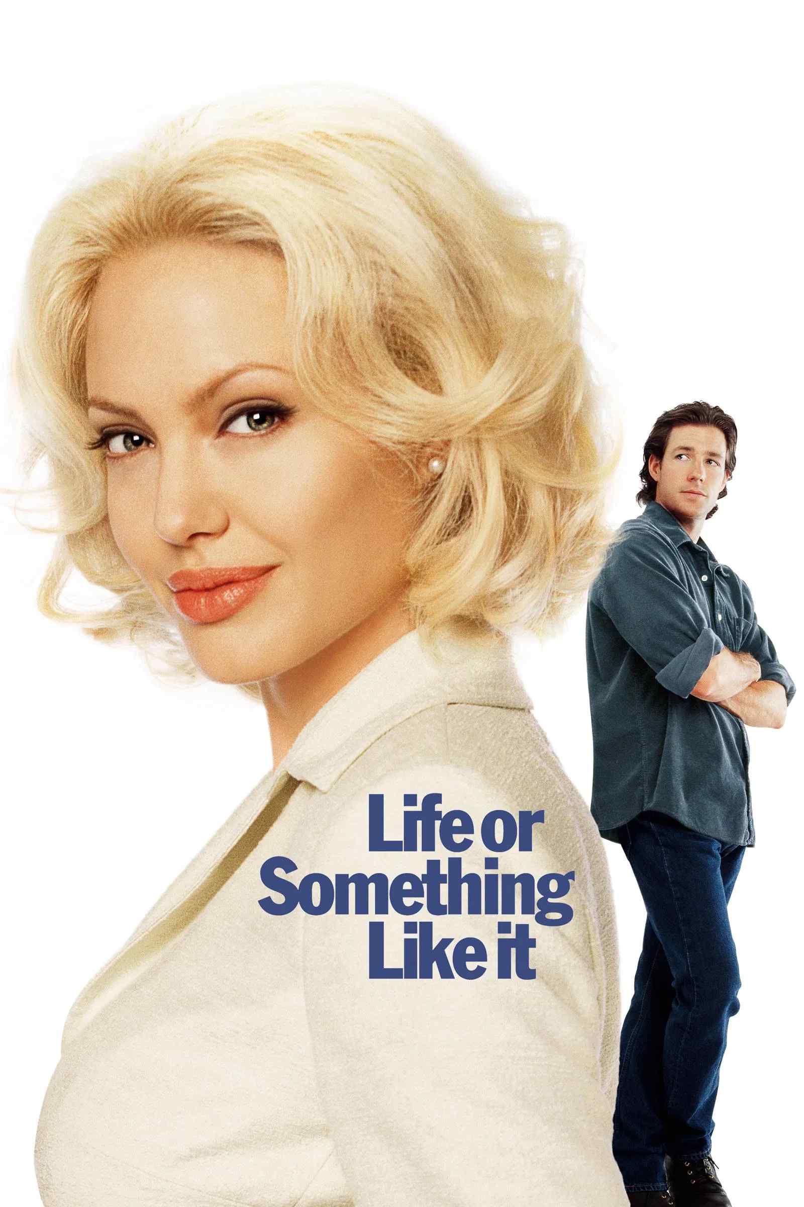 Poster chính thức của phim Phim Hài, Phim Tâm Lý "Thả Trôi Với Đời" (Life or Something Like It - 2002), với sự tham gia của diễn viên Angelina Jolie và Edward Burns.