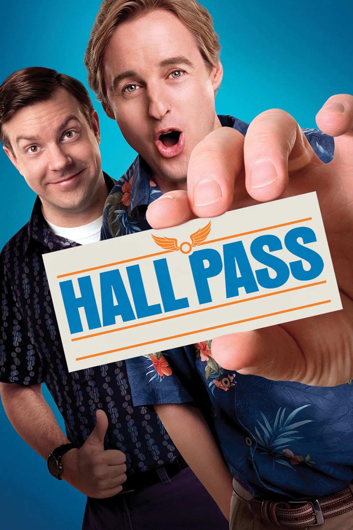 Poster chính thức của phim Phim Hài, Phim Tình Cảm "Thách Thức Đấng Mày Râu" (Hall Pass - 2011), với sự tham gia của diễn viên Owen Wilson và Jason Sudeikis.