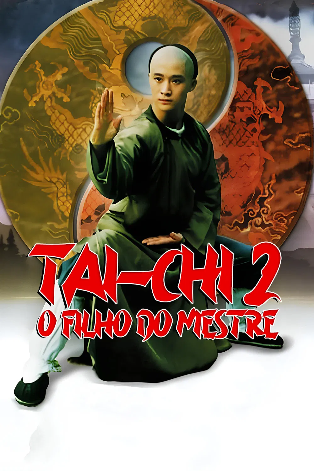 Poster chính thức của phim Phim Hành Động, Phim Hài "Thái Cực Quyền 2" (Tai Chi II - 1996), với sự tham gia của diễn viên Ngô Kinh và Chung Lệ Đề.