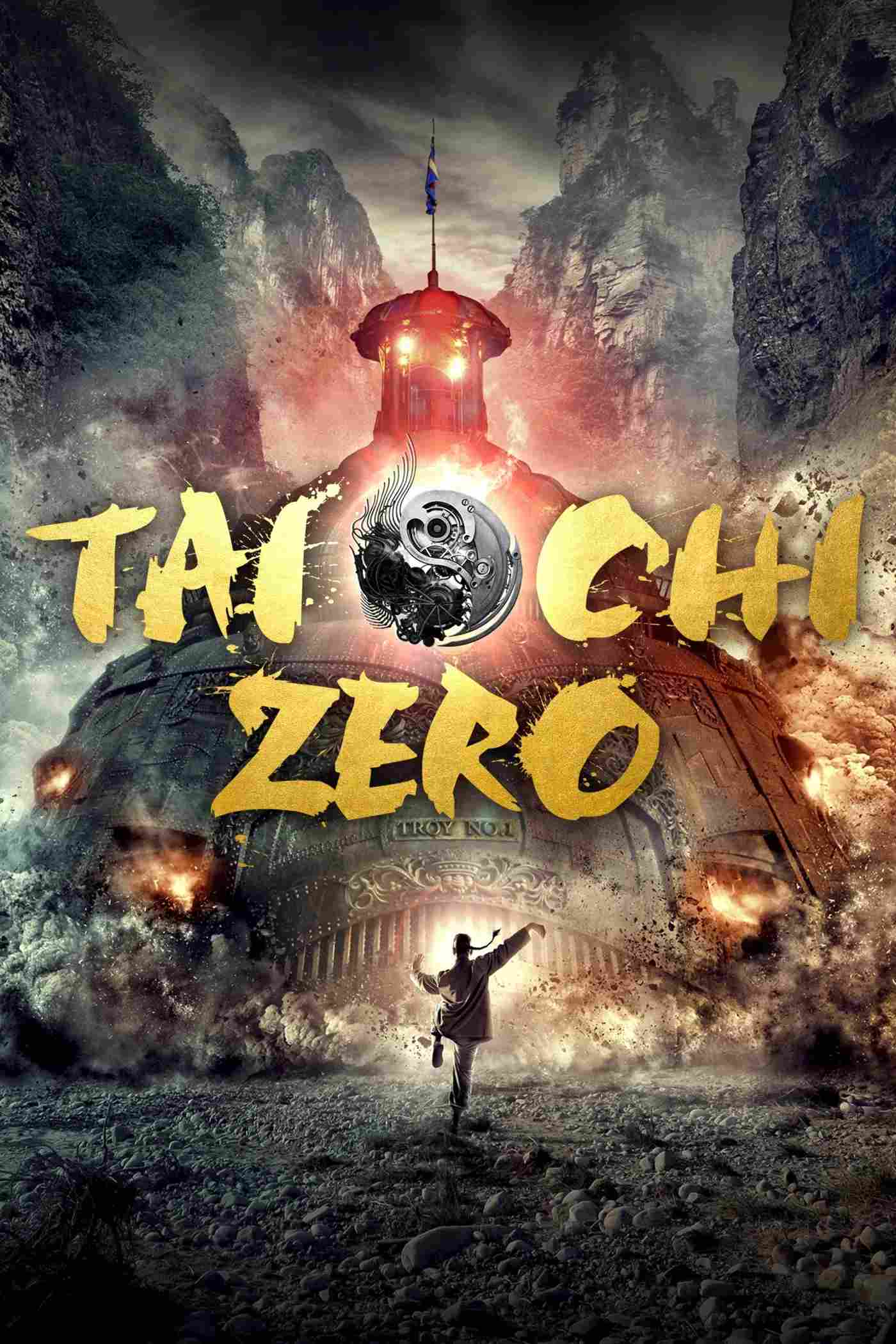 Poster chính thức của phim Phim Hành Động, Phim Tâm Lý "Thái Cực Quyền: Level Zero" (Tai Chi Zero - 2012), với sự tham gia của diễn viên Jayden Yuan và Fung Hak-On.