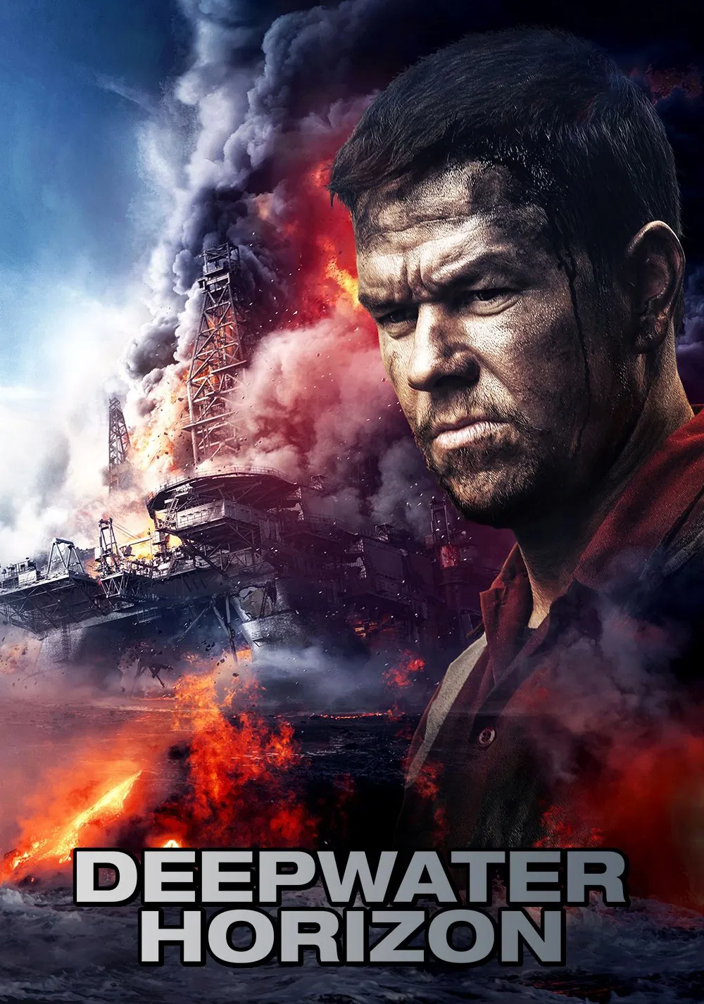 Poster chính thức của phim Phim Tâm Lý, Phim Hành Động "Tham Hoa Giàn Khoan" (Deepwater Horizon - 2016), với sự tham gia của diễn viên Mark Wahlberg và Kurt Russell.