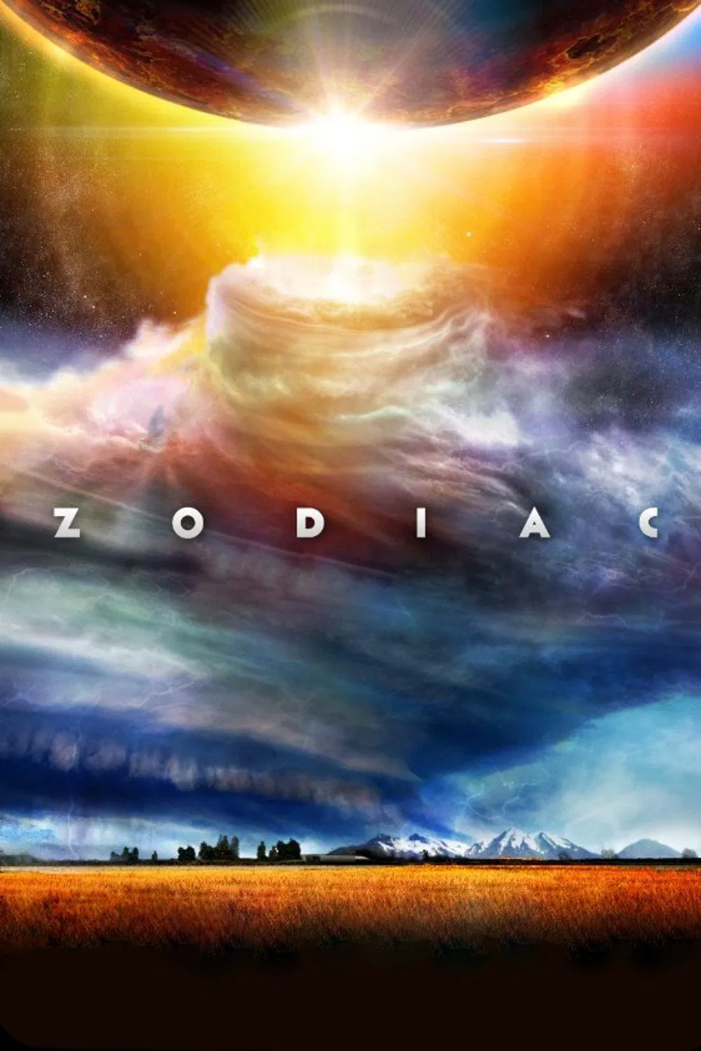 Poster chính thức của phim Phim Viễn Tưởng, Phim Truyền Hình "Thảm Họa Nhân Loại" (Zodiac - 2014), với sự tham gia của diễn viên Joel Gretsch và Aaron Douglas.