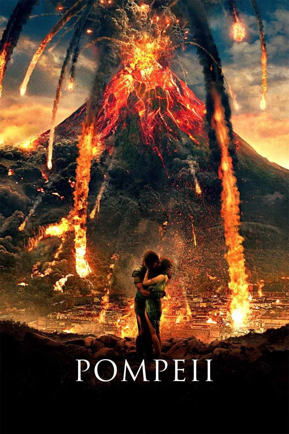 Poster chính thức của phim Phim Hành Động, Phim Phiêu Lưu "Thảm Họa Pompeii" (Pompeii - 2014), với sự tham gia của diễn viên Kit Harington và Emily Browning.