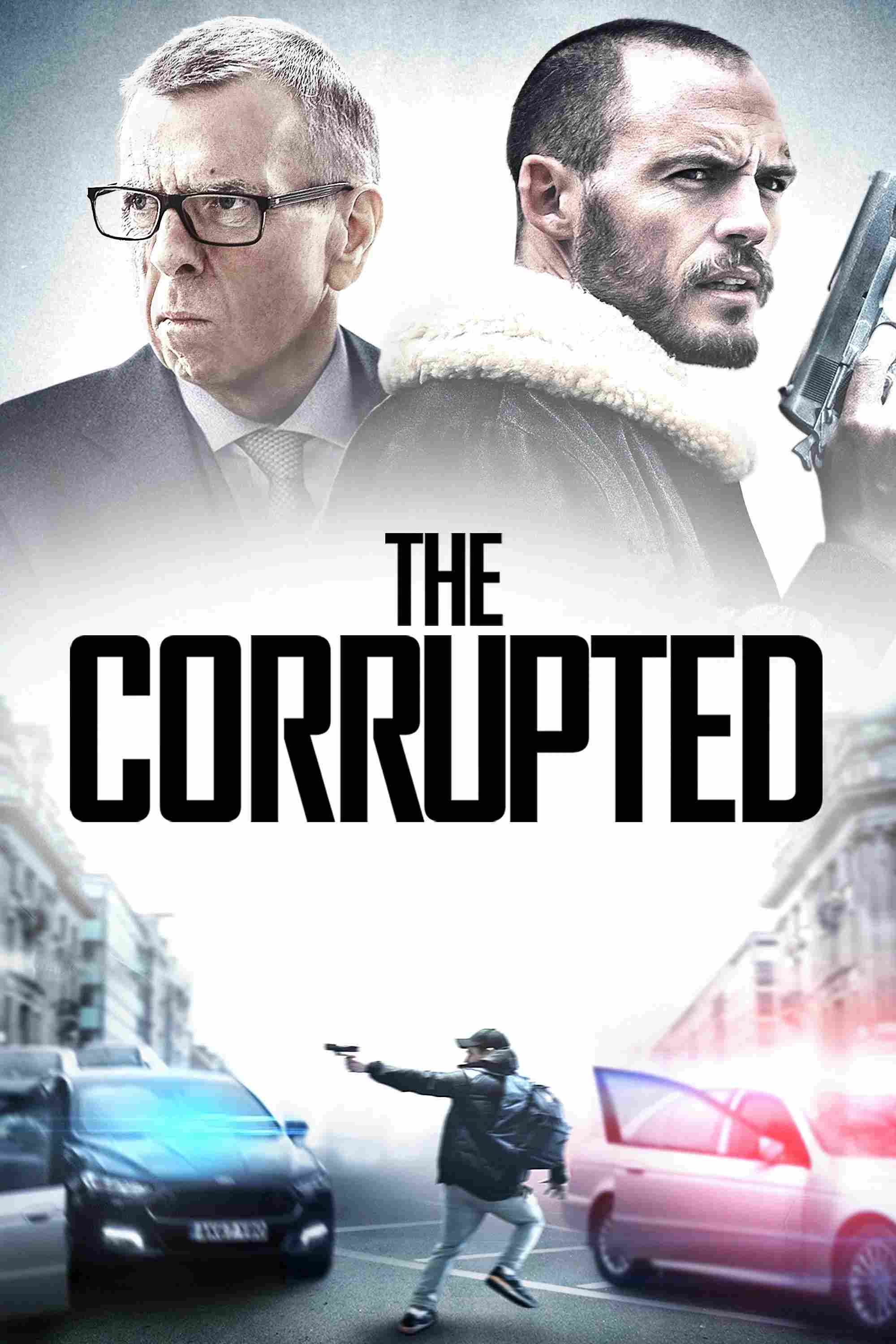 Poster chính thức của phim Phim Hình Sự, Phim Giật Gân "Tham Nhũng" (The Corrupted - 2019), với sự tham gia của diễn viên Sam Claflin và Charlie Murphy.