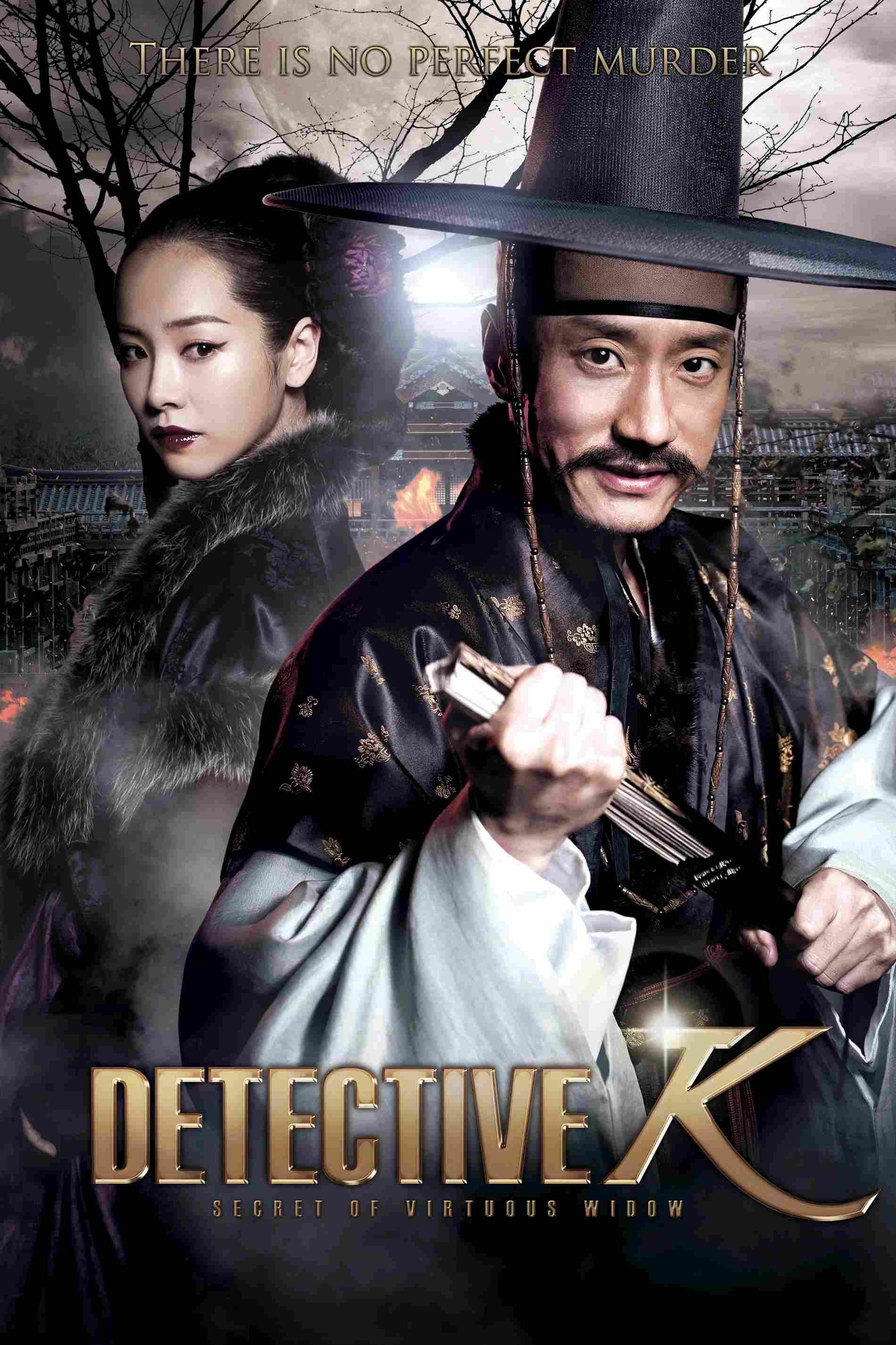 Poster chính thức của phim Phim Bí Ẩn, Phim Hành Động "Thám Tử K: Bí Mật Góa Phụ" (Detective K: Secret of Virtuous Widow - 2011), với sự tham gia của diễn viên Kim Myung-min và Oh Dal-su.