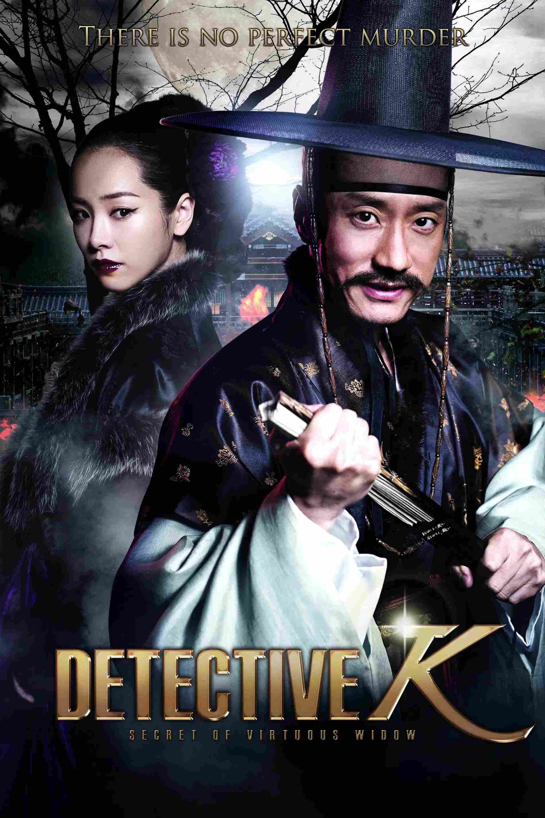 Poster chính thức của phim Phim Bí Ẩn, Phim Hành Động "Thám Tử K: Bí Mật Hoa Ô Đầu" (Detective K: Secret of Virtuous Widow - 2011), với sự tham gia của diễn viên Kim Myung-min và Oh Dal-su.
