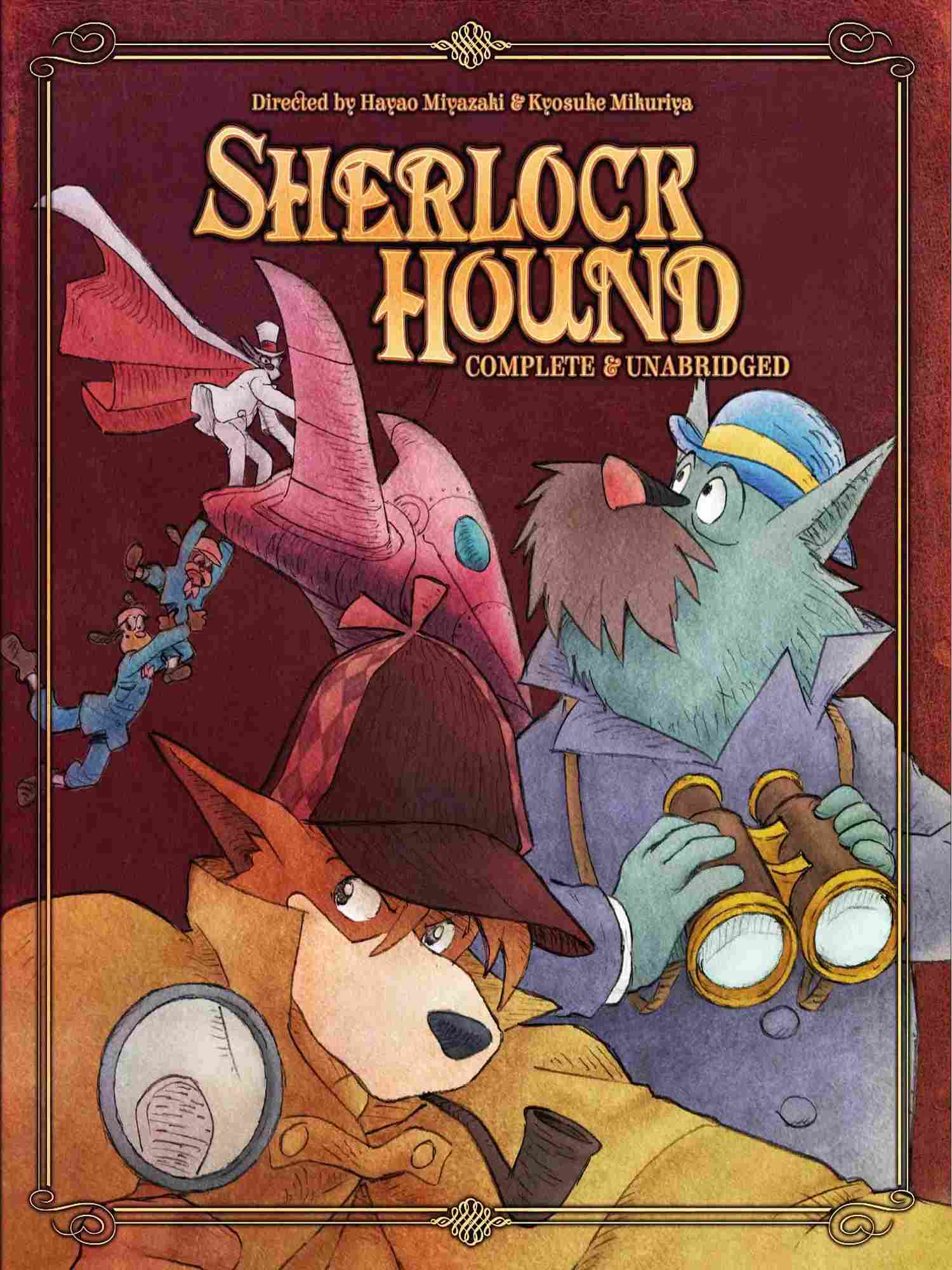 Poster chính thức của phim Phim Hành Động & Phiêu Lưu, Phim Hoạt Hình "Thám Tử Sherlock Hound" (Sherlock Hound - 1984), với sự tham gia của diễn viên Taichiro Hirokawa và Chikao Ohtsuka.