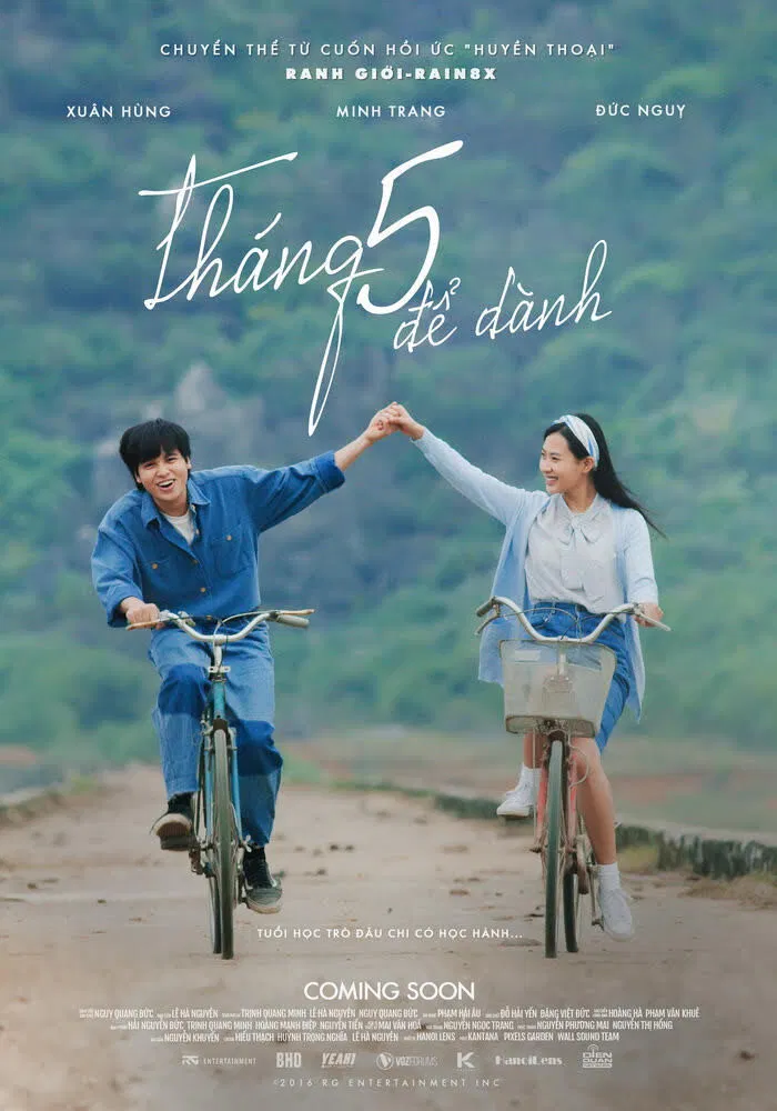 Poster chính thức của phim Phim Tâm Lý, Phim Tình Cảm "Tháng 5 Để Dành" (Sunset Promise - 2019), với sự tham gia của diễn viên Xuân Hùng và Minh Trang.