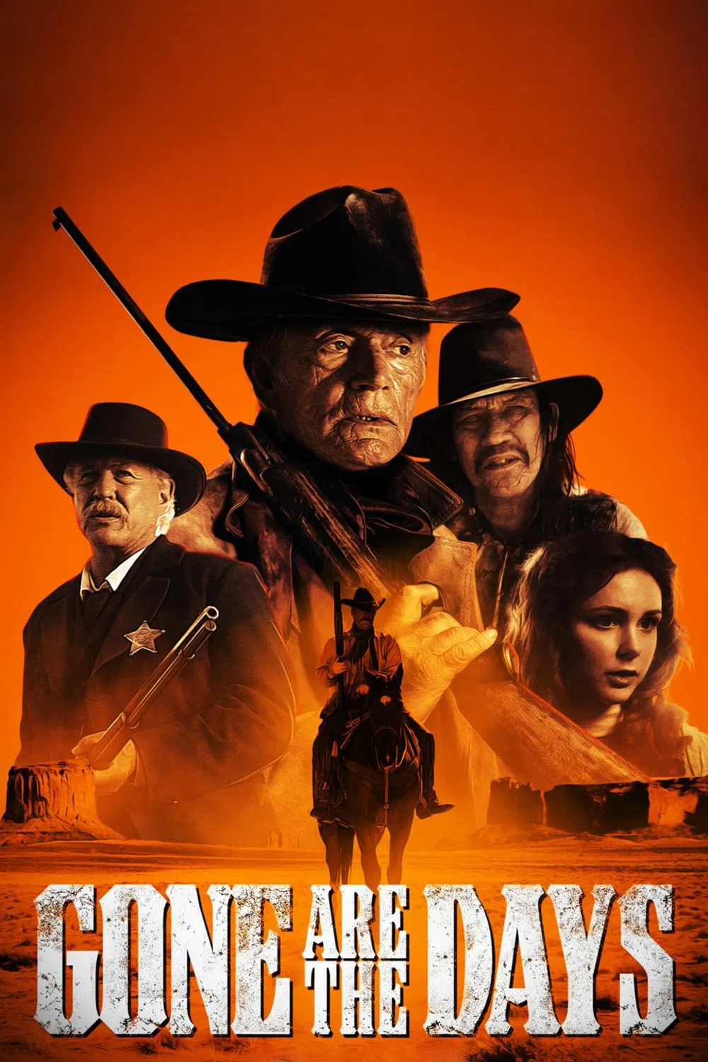 Poster chính thức của phim Phim Miền Tây "Tháng cũ Năm xưa" (Gone Are the Days - 2018), với sự tham gia của diễn viên Lance Henriksen và Tom Berenger.