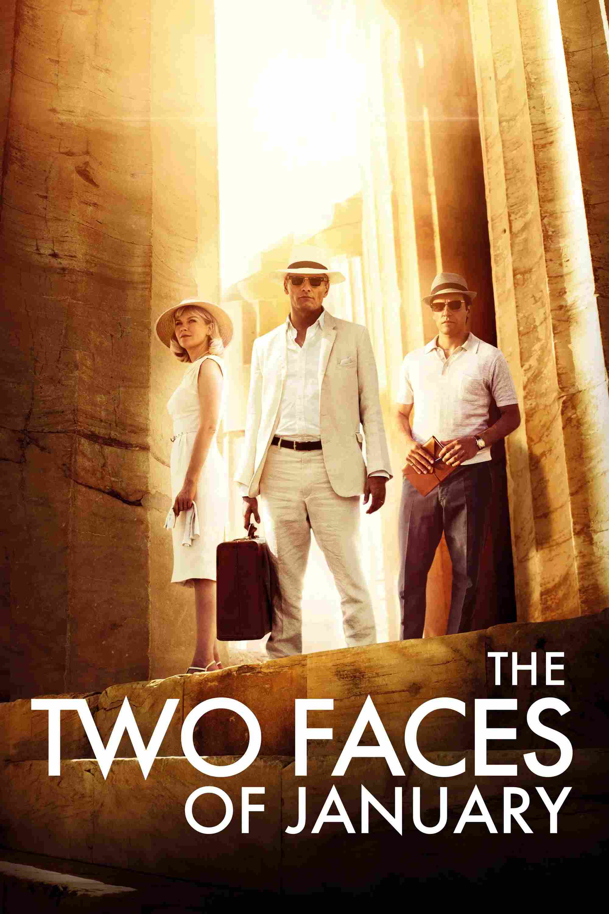 Poster chính thức của phim Phim Giật Gân "Tháng Giêng Hai Mặt" (The Two Faces of January - 2014), với sự tham gia của diễn viên Viggo Mortensen và Kirsten Dunst.