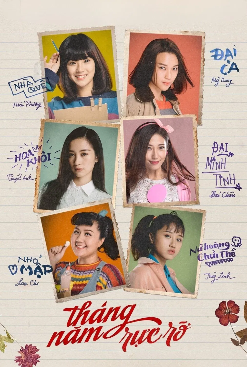 Poster chính thức của phim Phim Tâm Lý, Phim Hài "Tháng Năm Rực Rỡ" (Go-Go Sisters - 2018), với sự tham gia của diễn viên Hồng Ánh và Thanh Hằng.